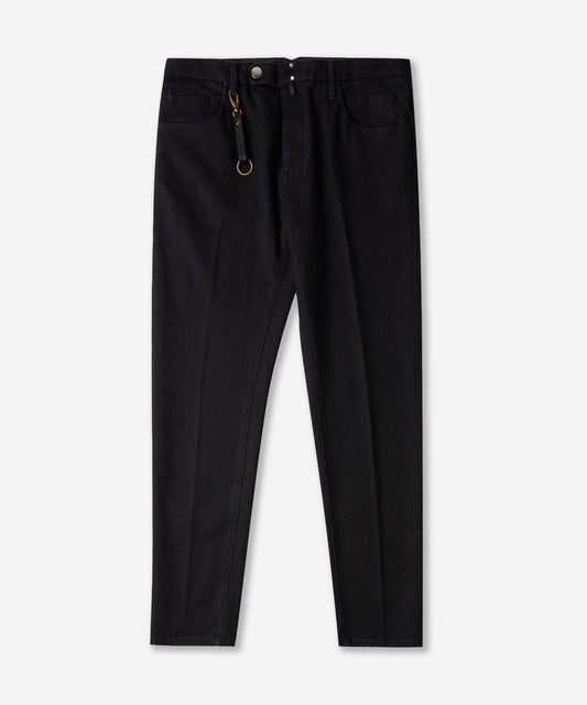 Tailored stretch denim trousers