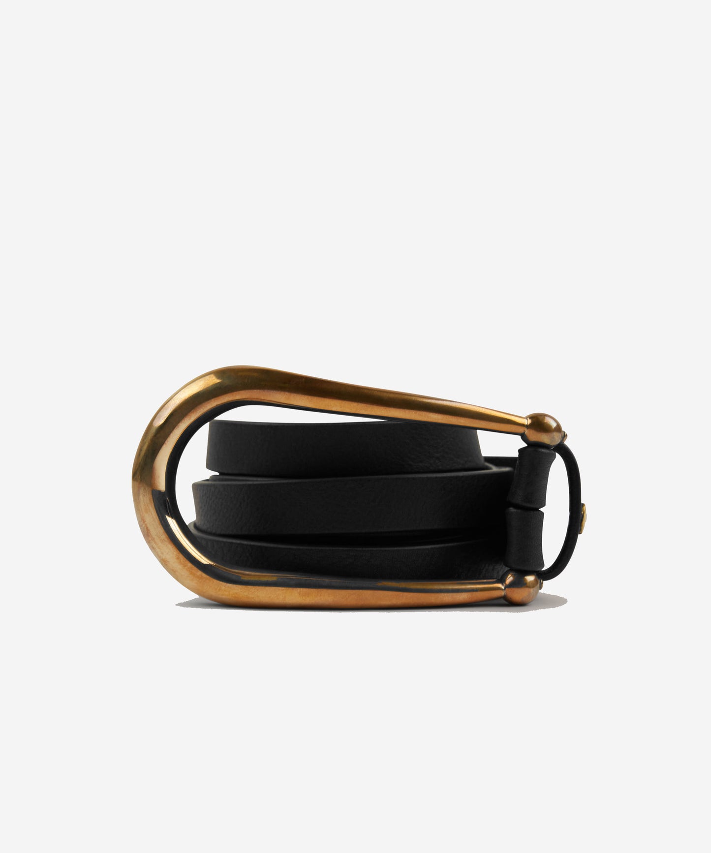 Ceinture en cuir grainé