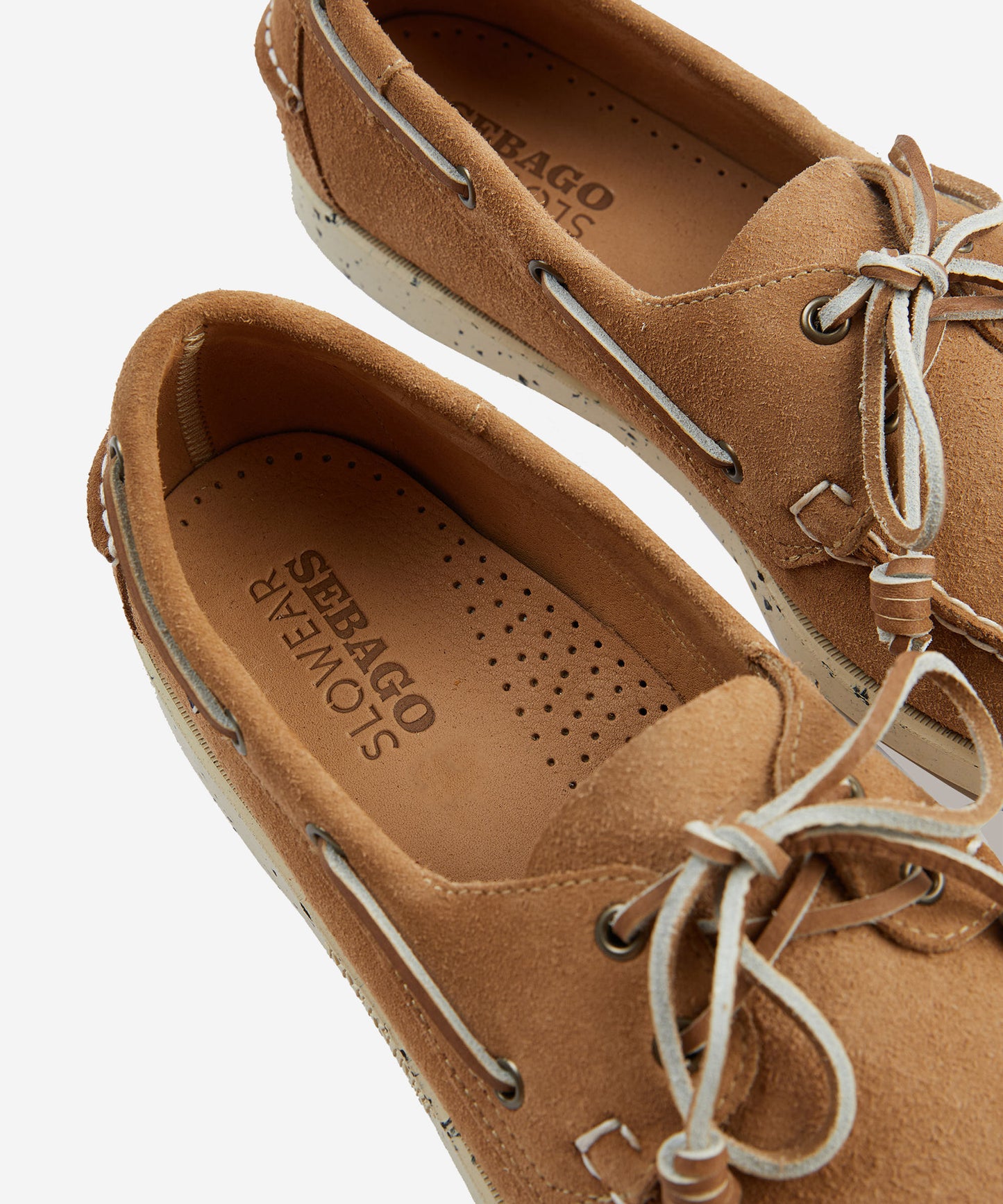 Suede boat shoe