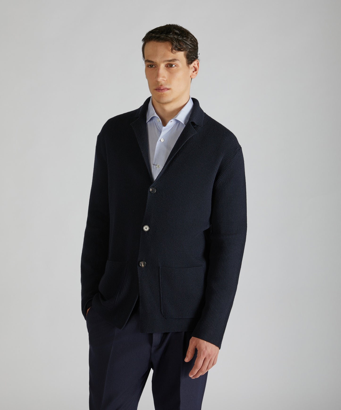 Slim-fit Merino Wool Jacket