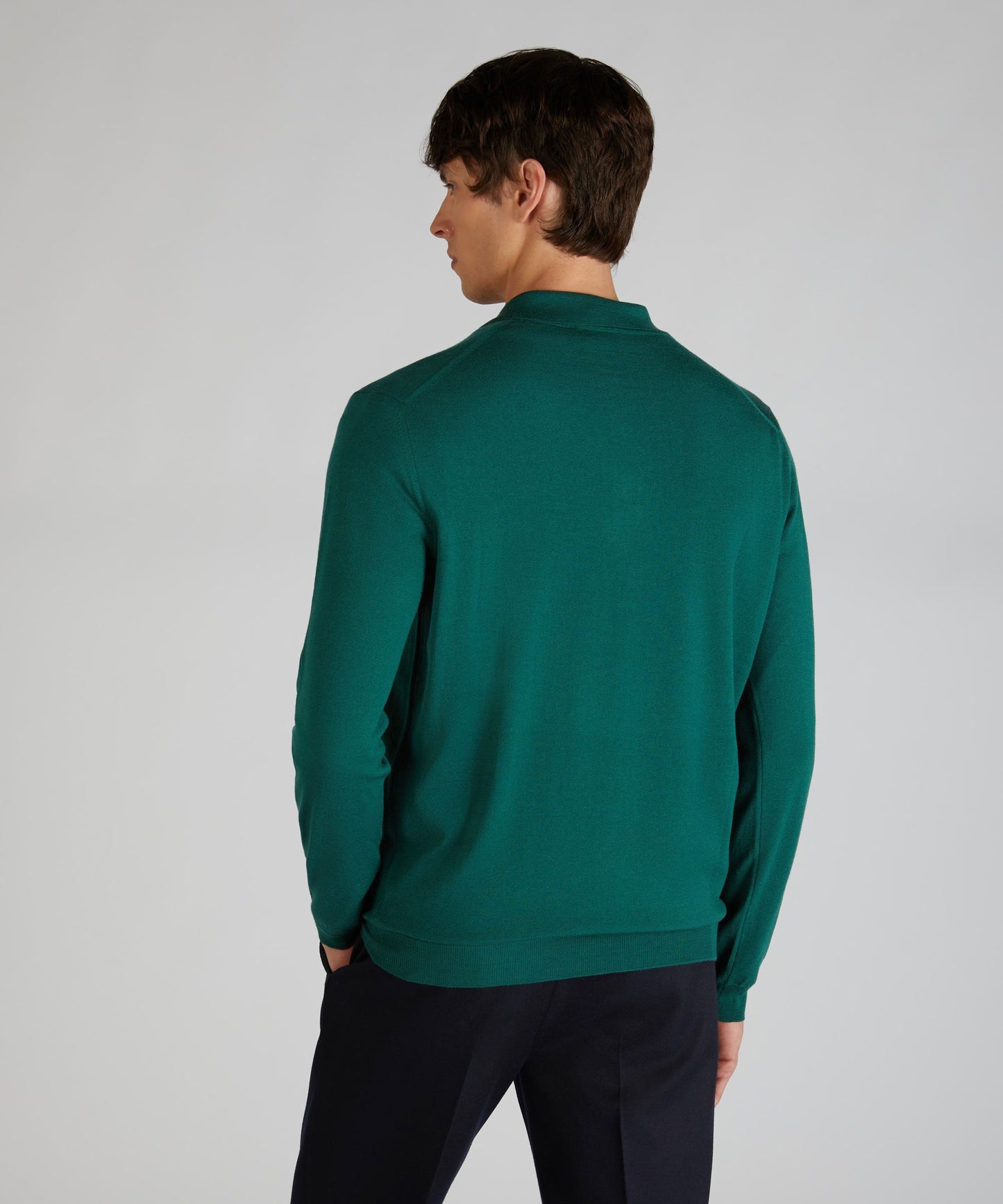 Zanone - Slim-fit Flexwool Polo Shirt - pine green