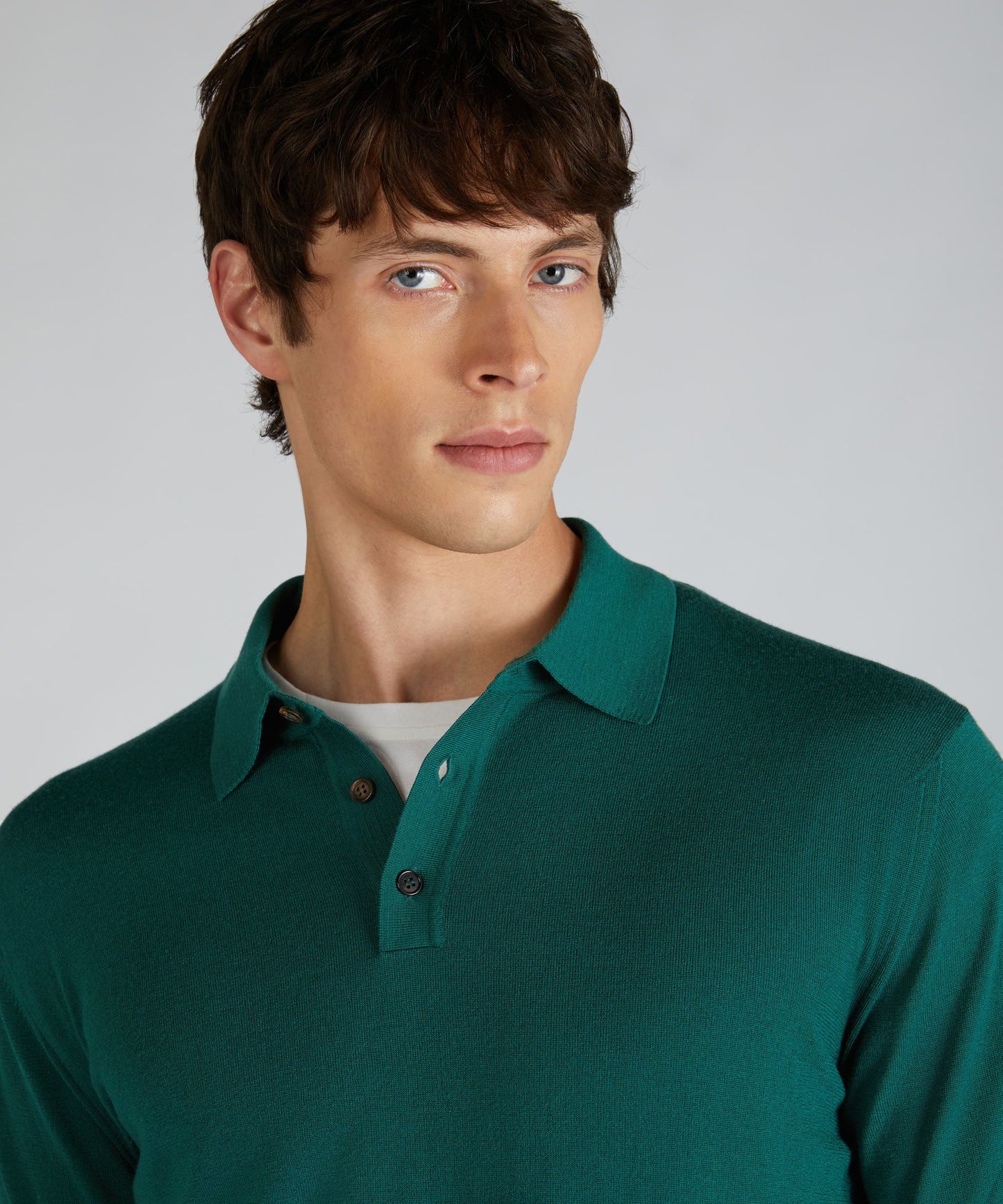 Zanone - Slim-fit Flexwool Polo Shirt - pine green