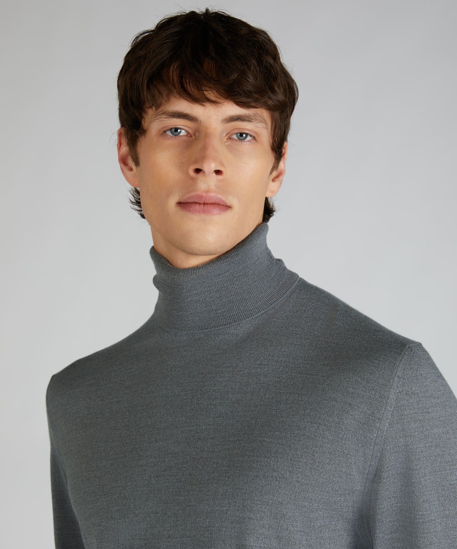 Zanone - Slim-fit Flexwool Turtleneck Sweater - grey