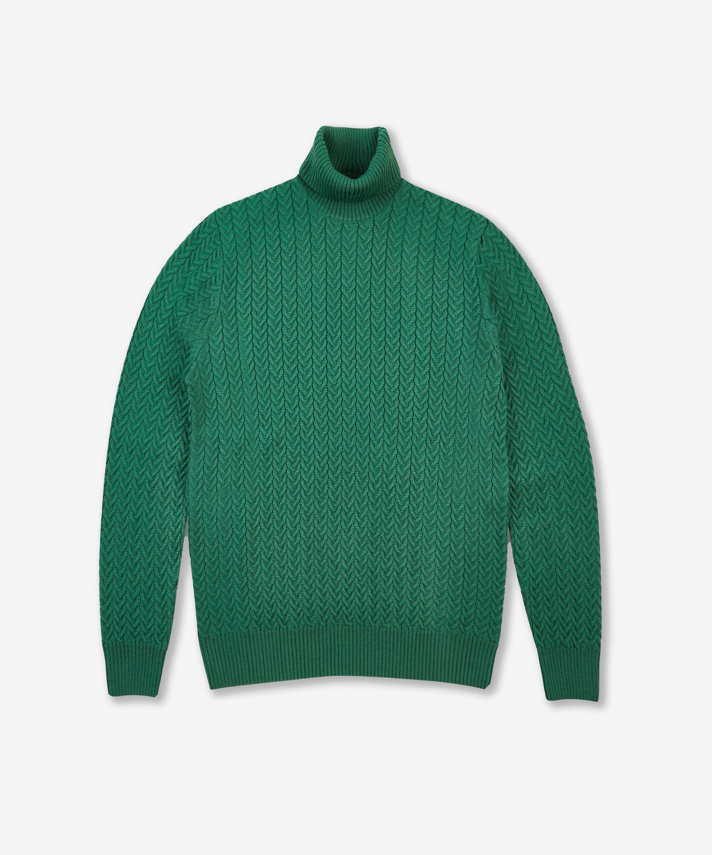 Slim-fit merino wool turtleneck sweater