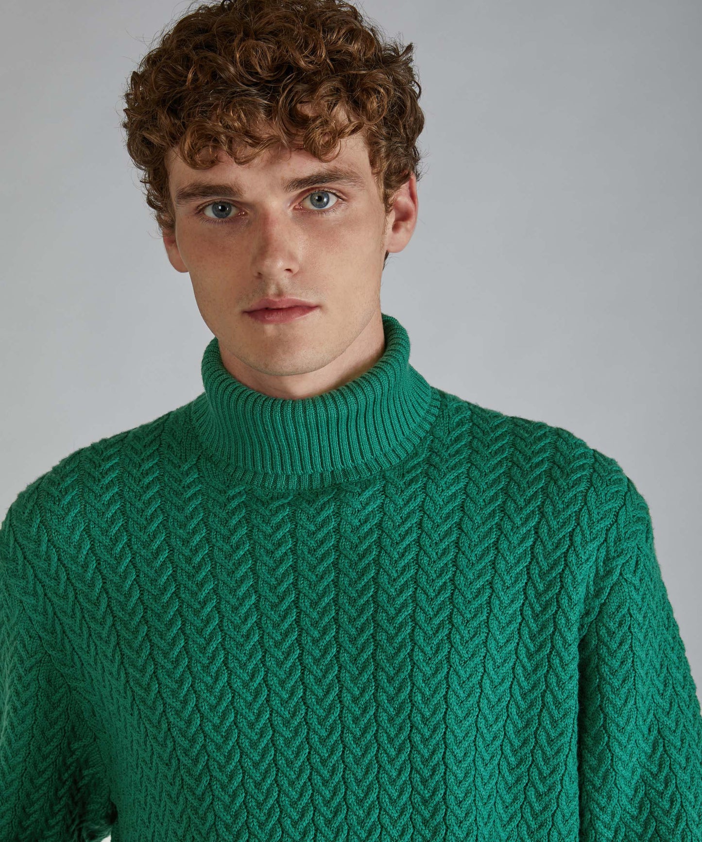 Slim-fit merino wool turtleneck sweater