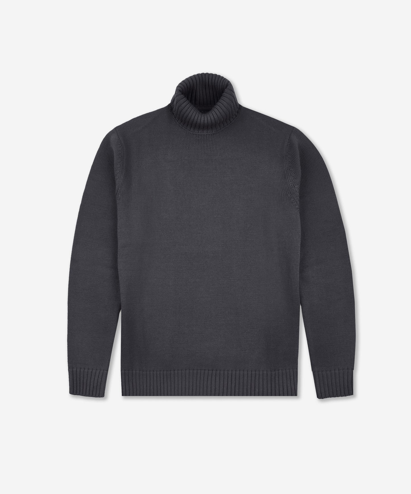 Rollkragenpullover Slim Fit aus Merinowolle