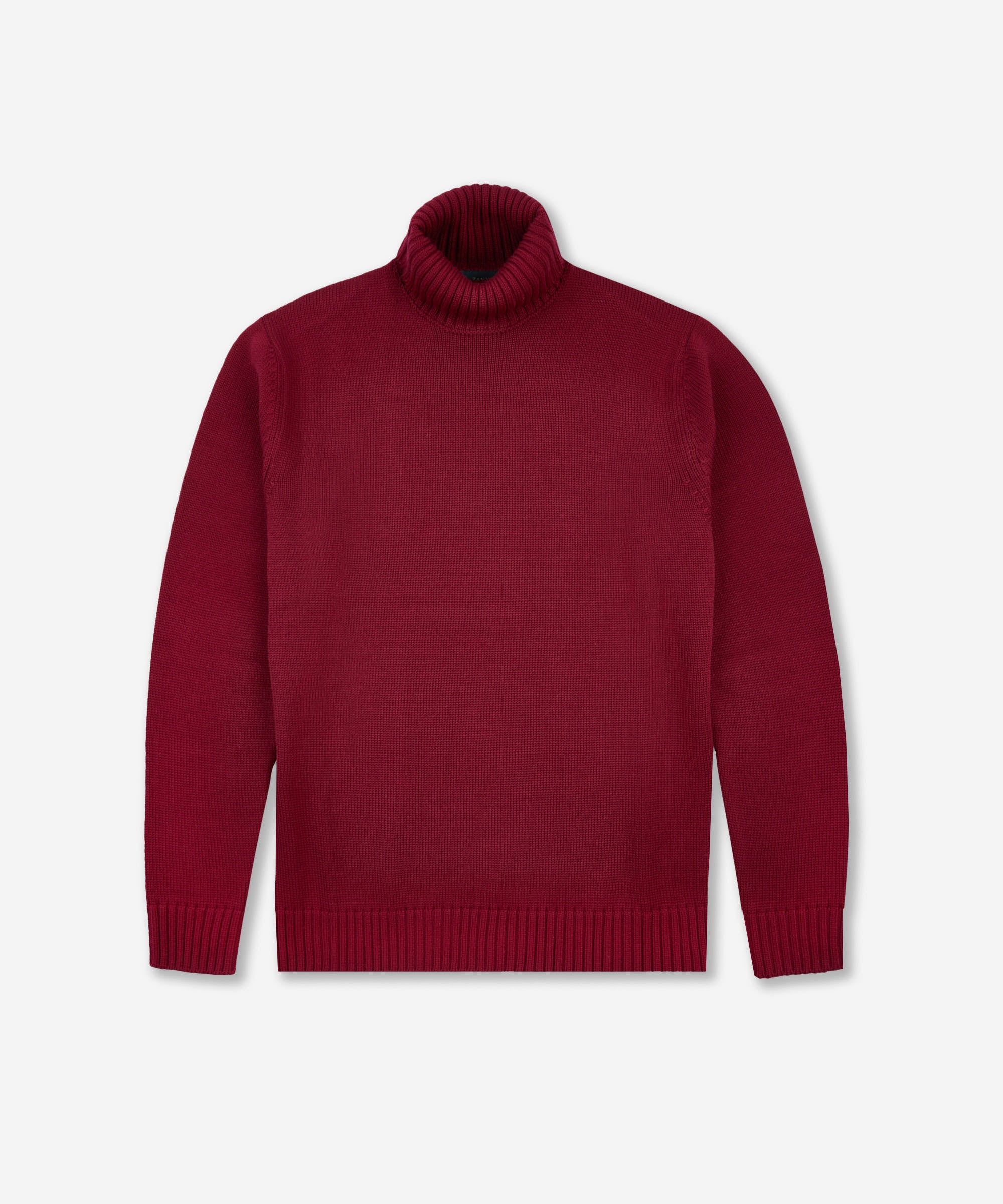 Dark red turtleneck best sale