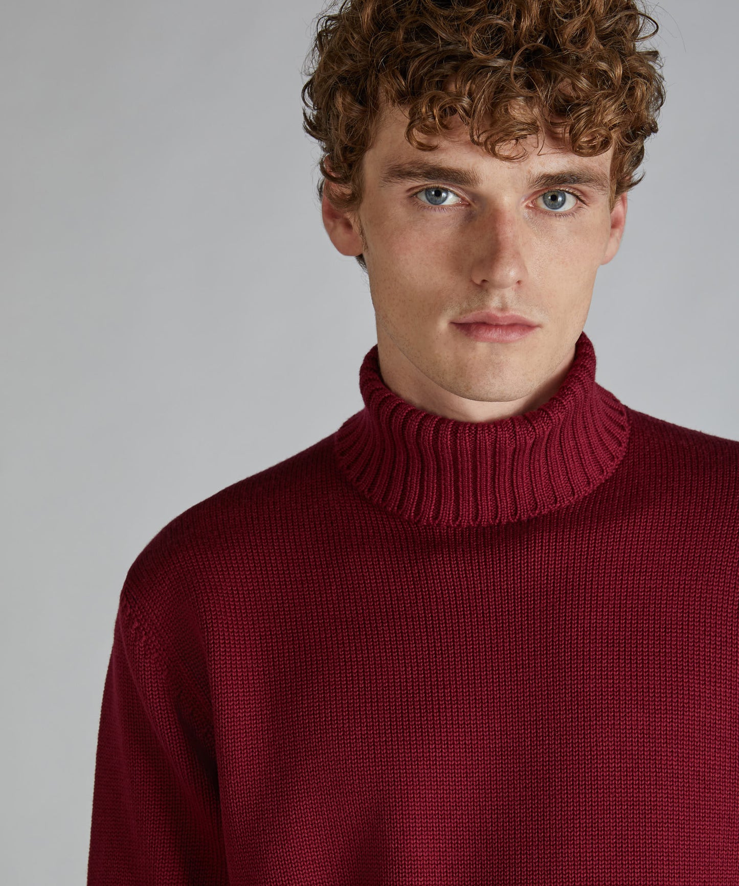 Slim-fit merino wool turtleneck sweater