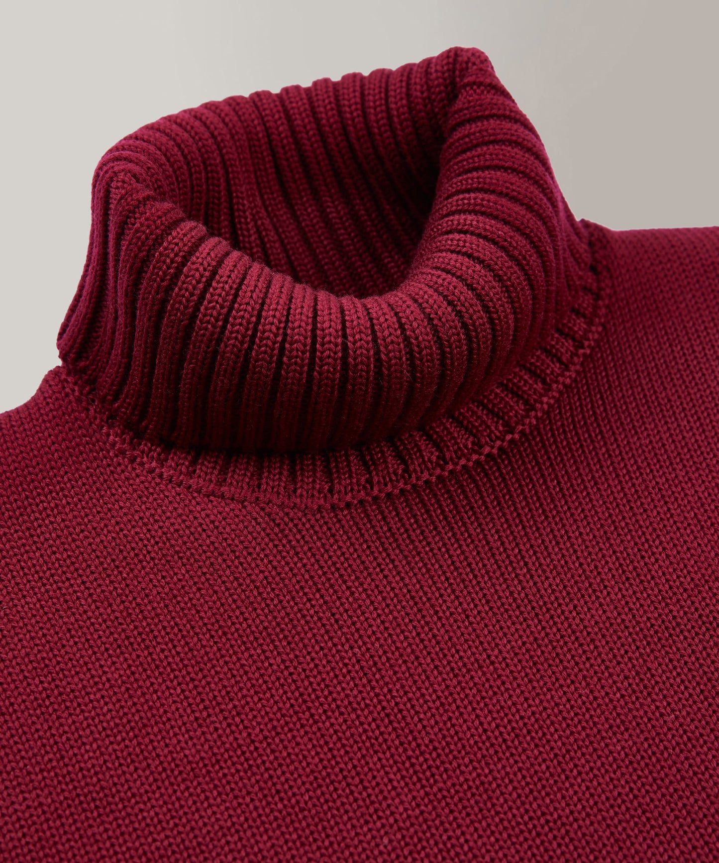 Slim-fit merino wool turtleneck sweater