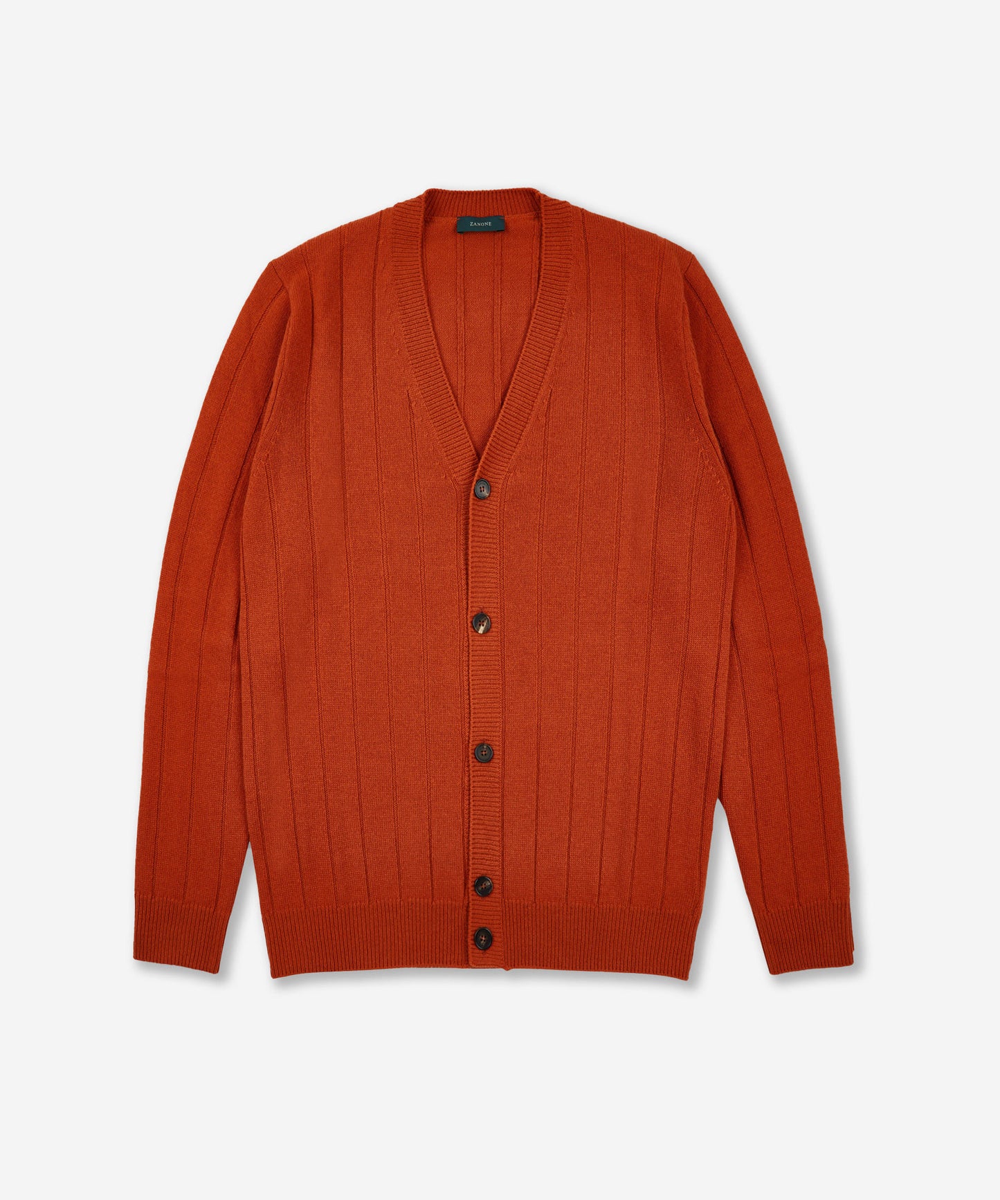 Slim-fit wool and cashmere cardigan