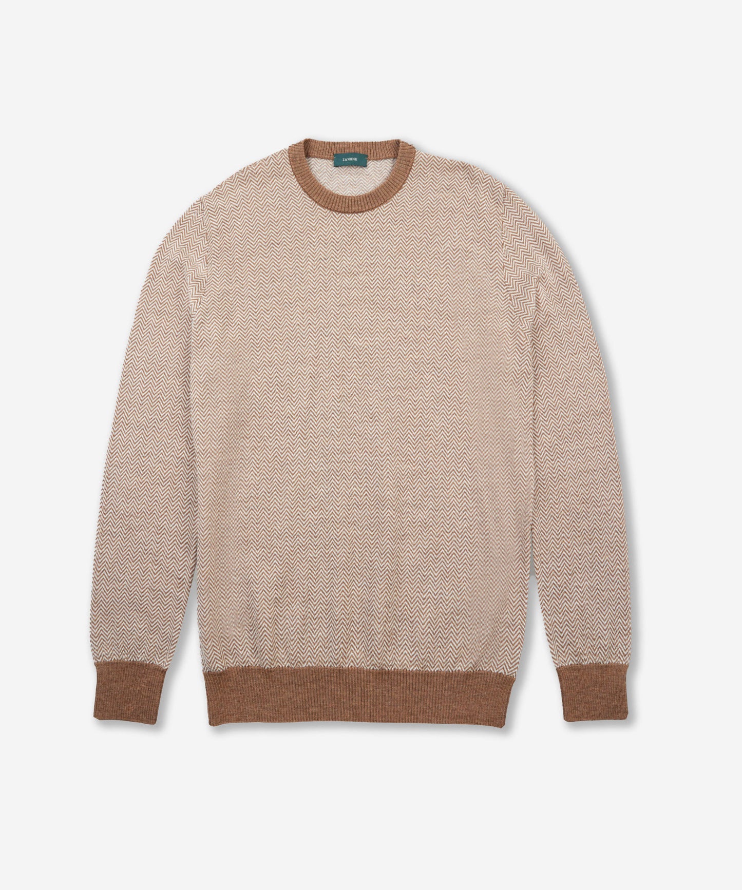 Slim-fit merino wool crew neck sweater