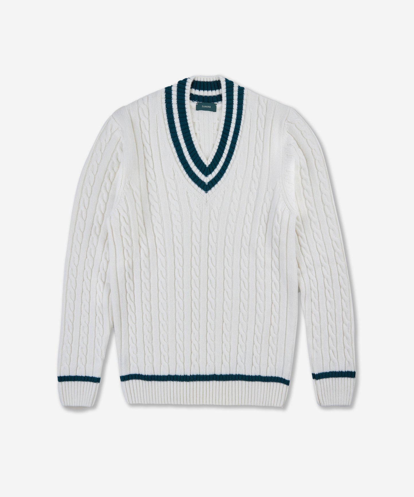 Geelong wool V-neck sweater