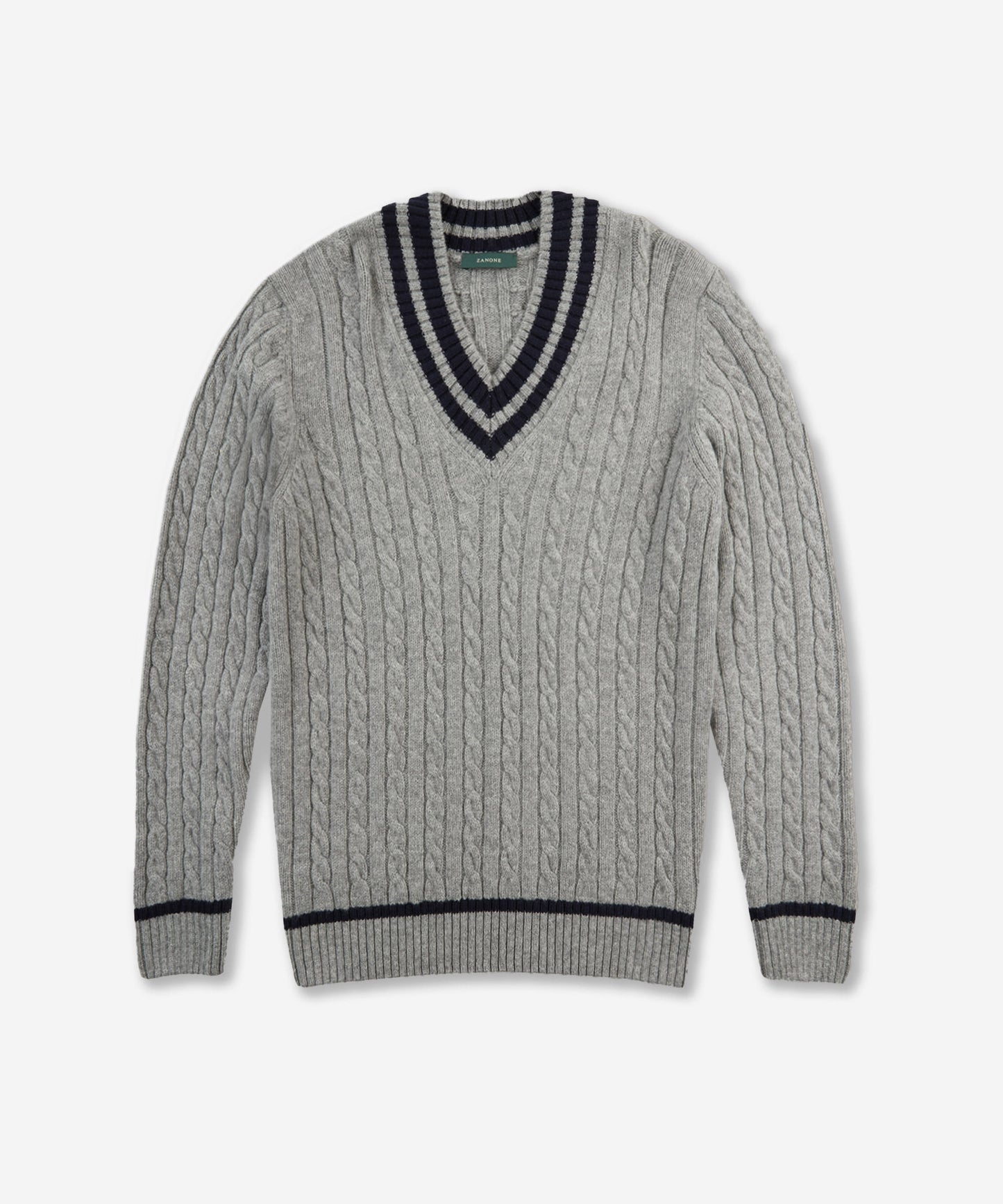 Geelong wool V-neck sweater