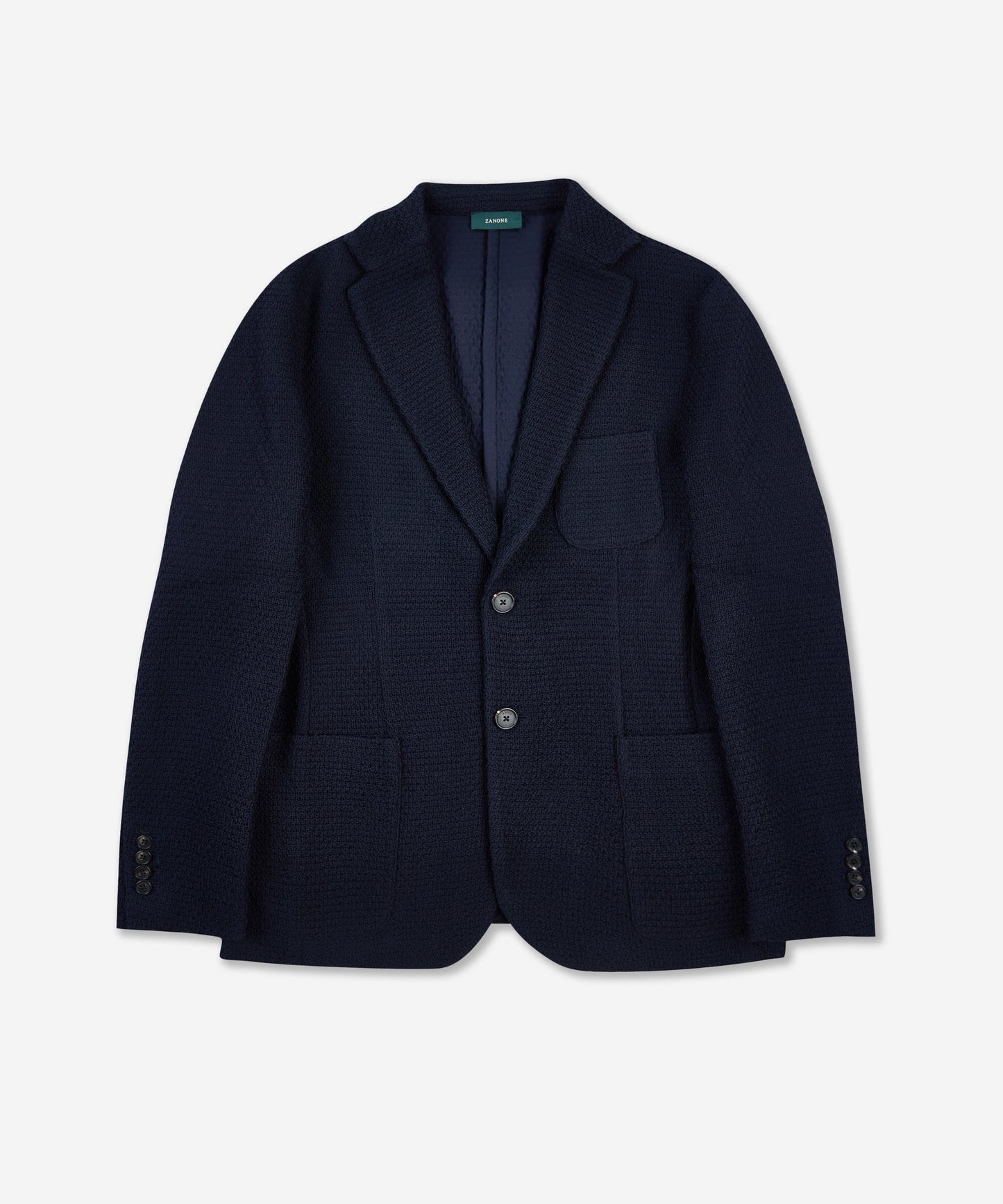 Slim-fit wool jacket