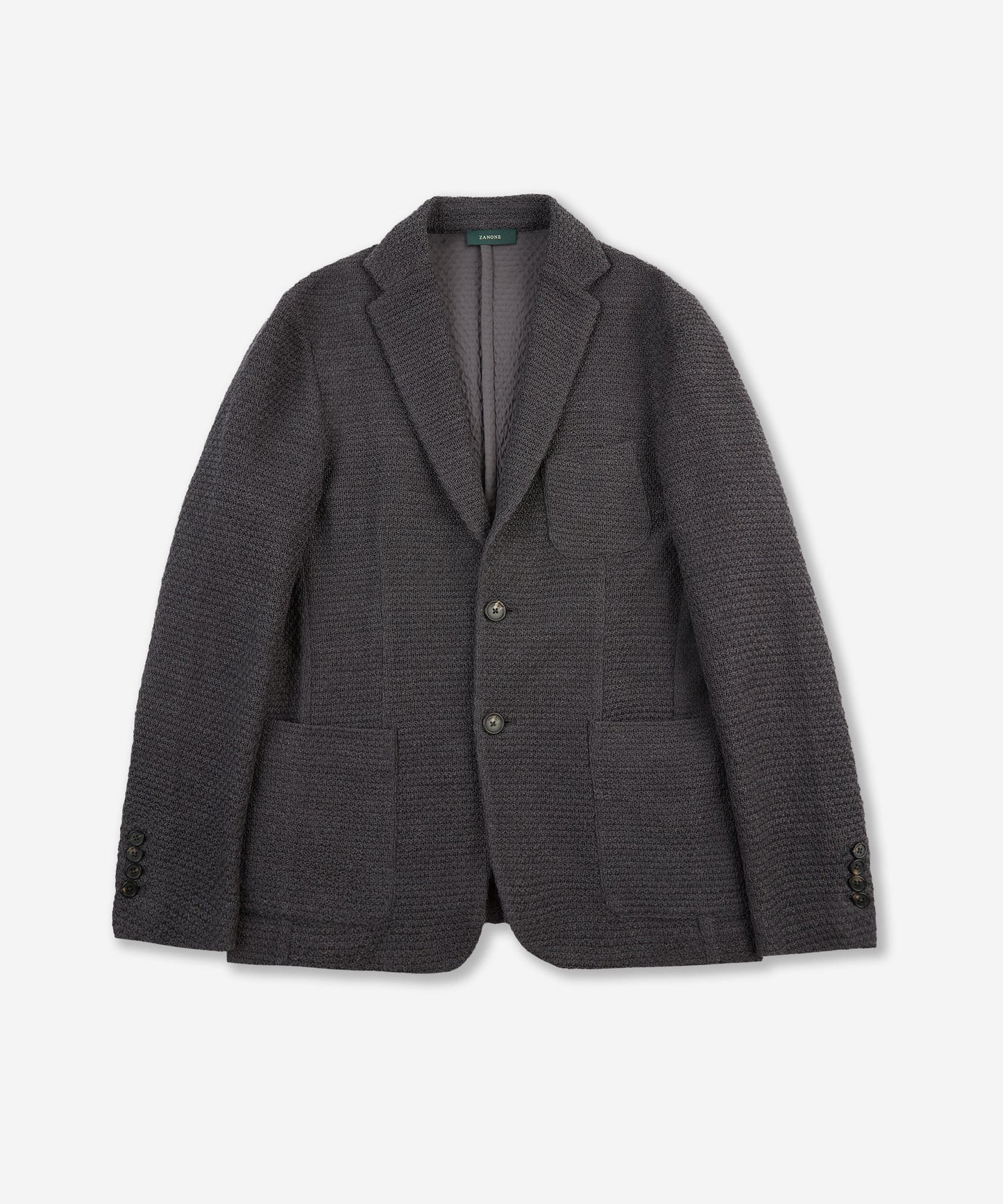 Slim-fit wool jacket