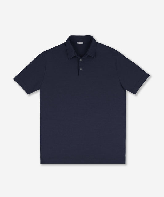 Slim-fit organic IceCotton polo shirt