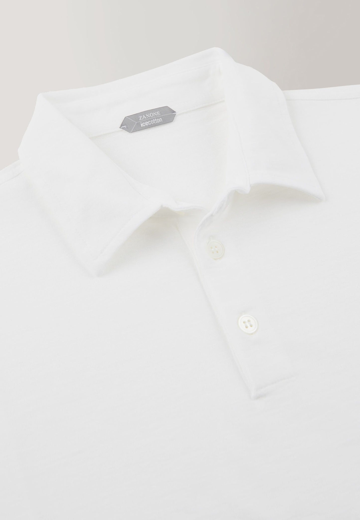 Zanone - Slim-fit organic IceCotton polo shirt - optical white