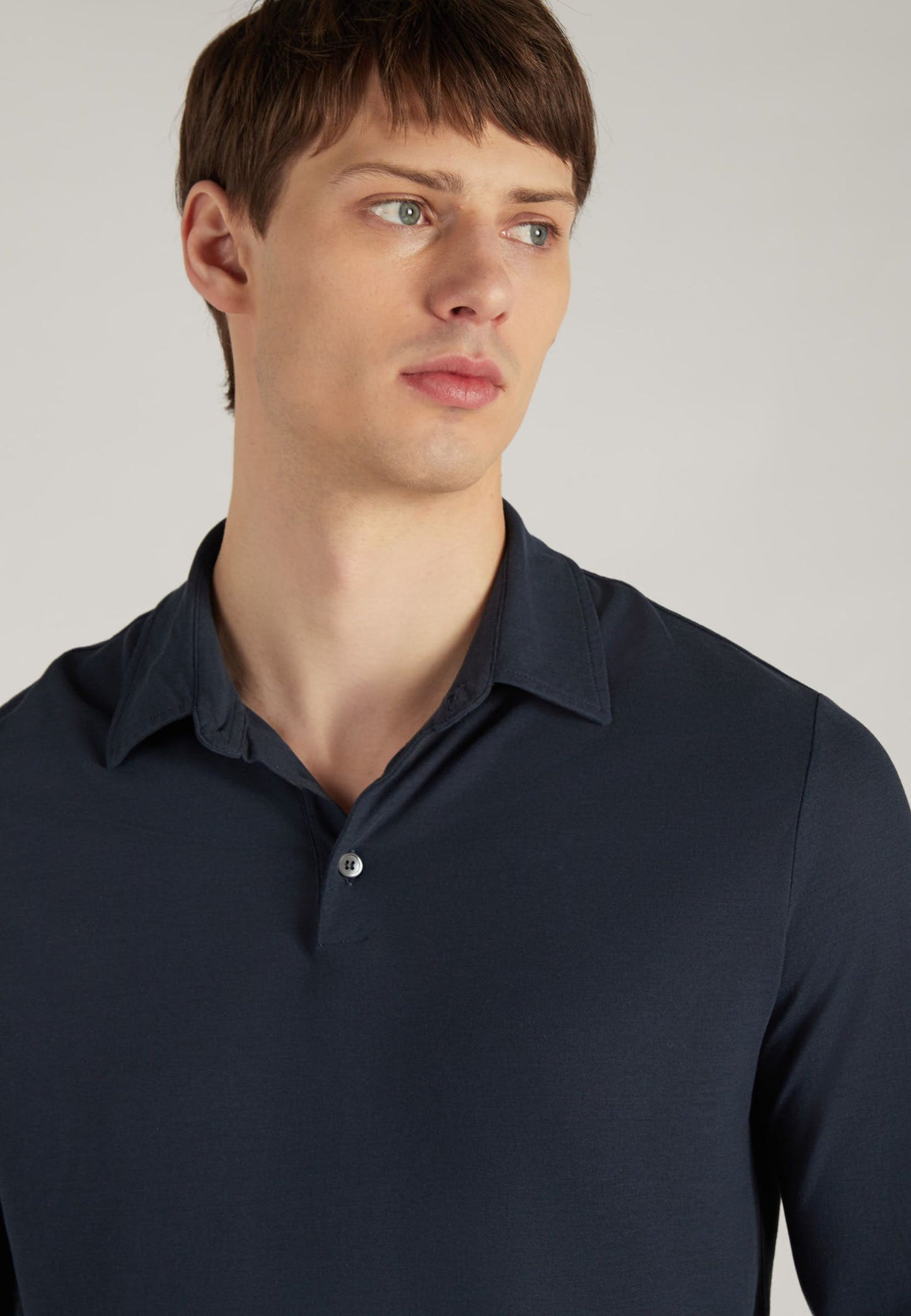 Zanone - Slim-fit organic IceCotton polo shirt - blue copy