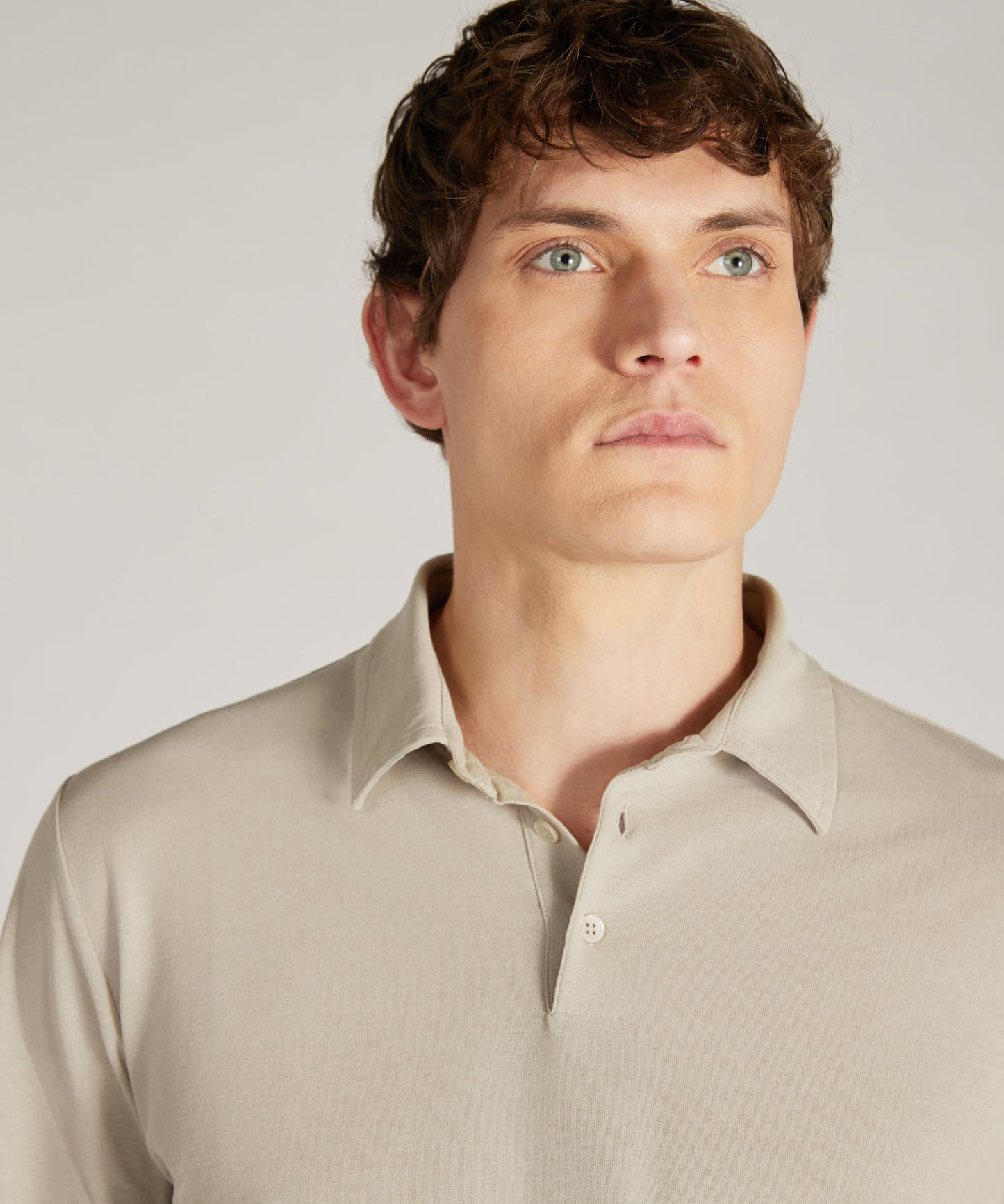 Zanone - Slim-fit organic IceCotton polo shirt - sabbia