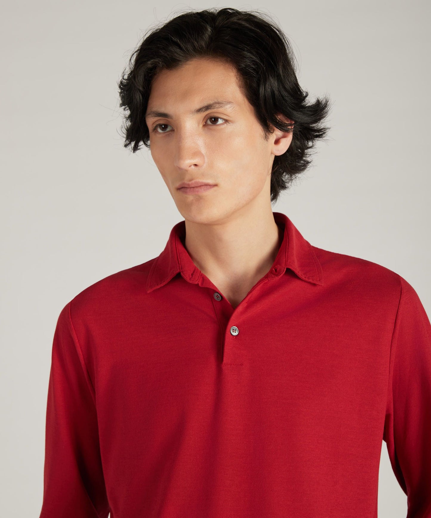 Slim-fit organic IceCotton polo shirt