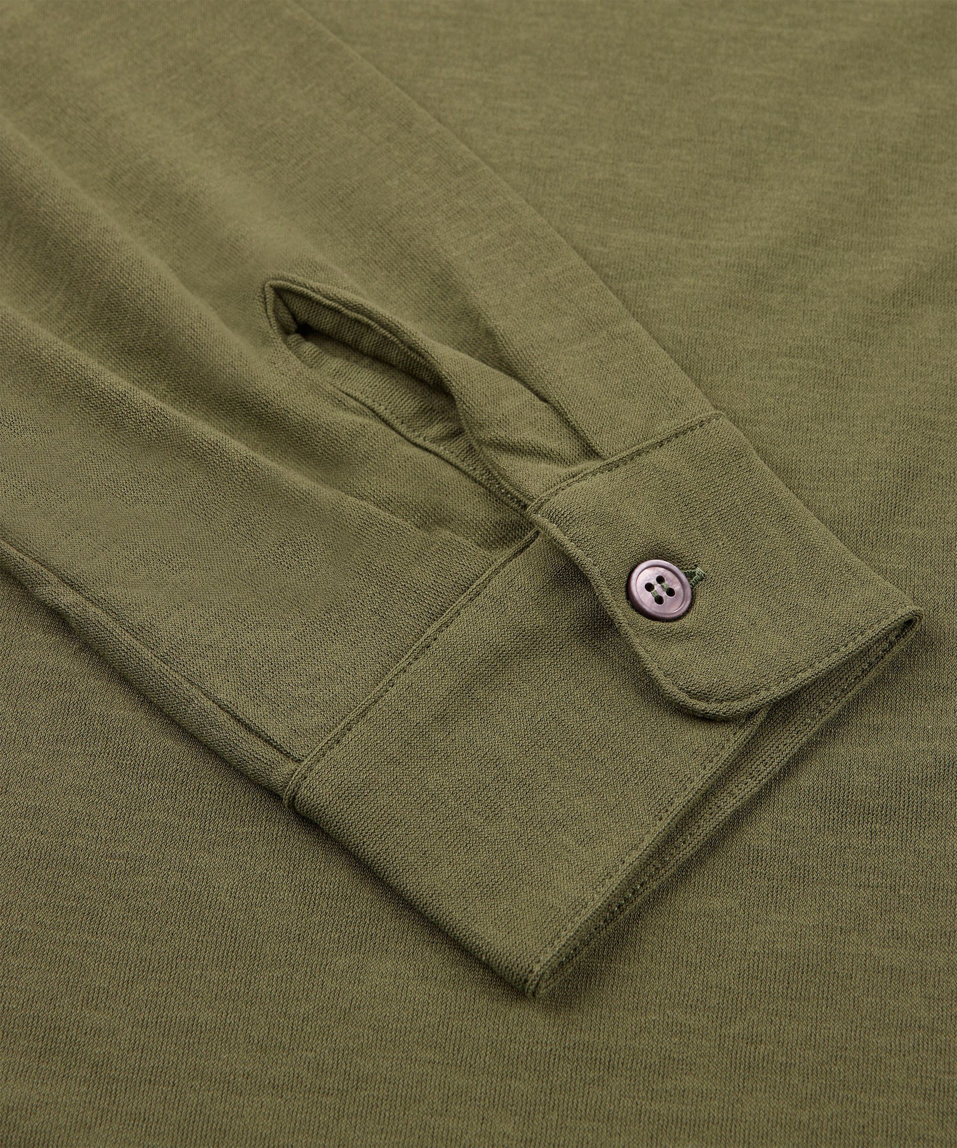 Zanone - Slim-fit organic IceCotton polo shirt - military green