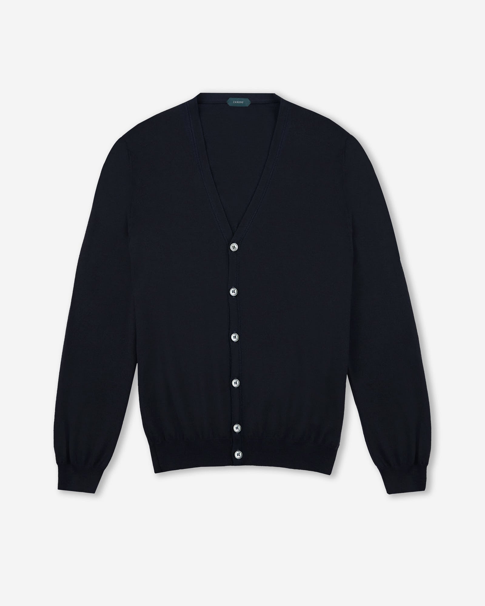 Slowear Cardigan slim fit in Flexwool certificato