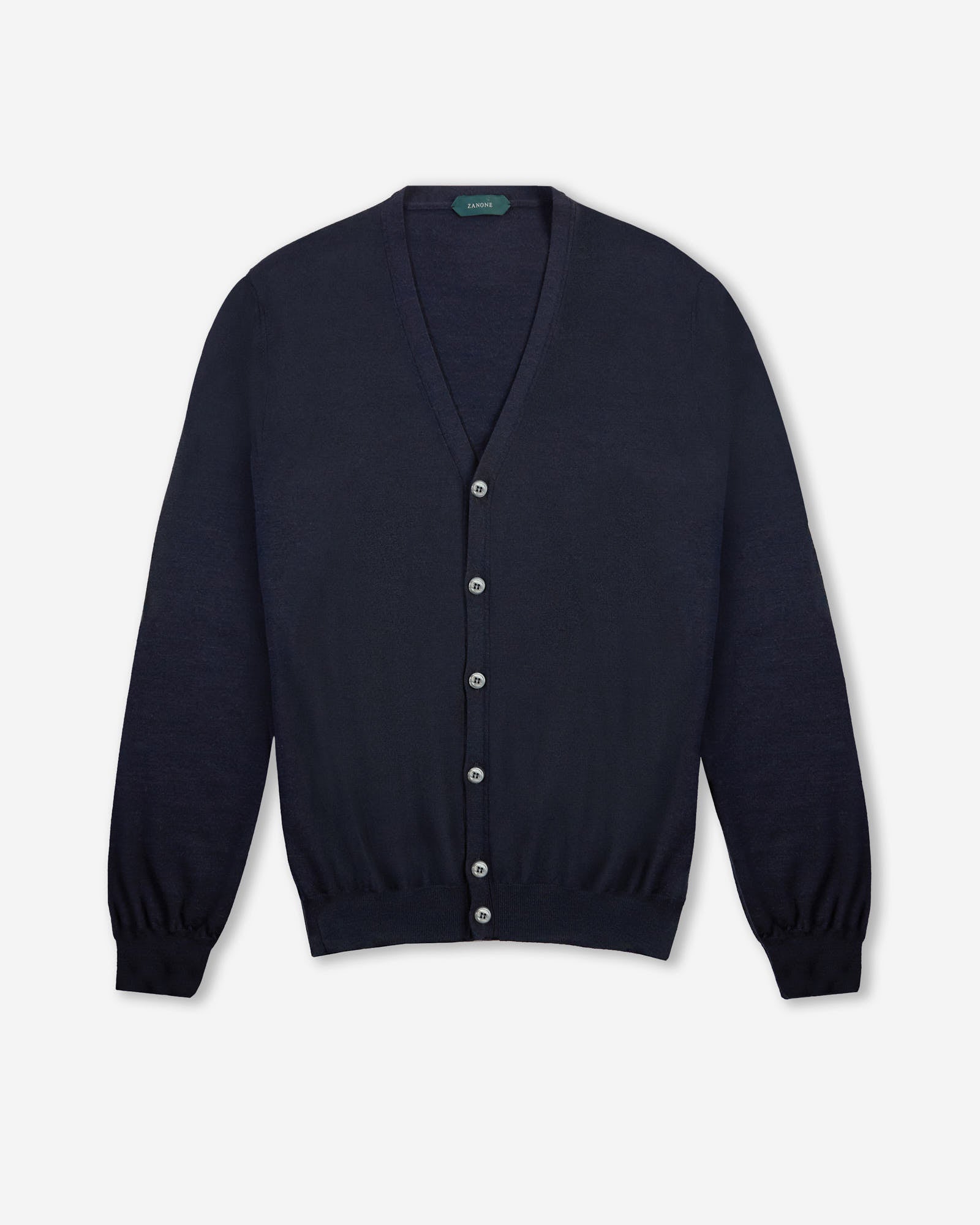 Slowear Cardigan slim fit in Flexwool certificato