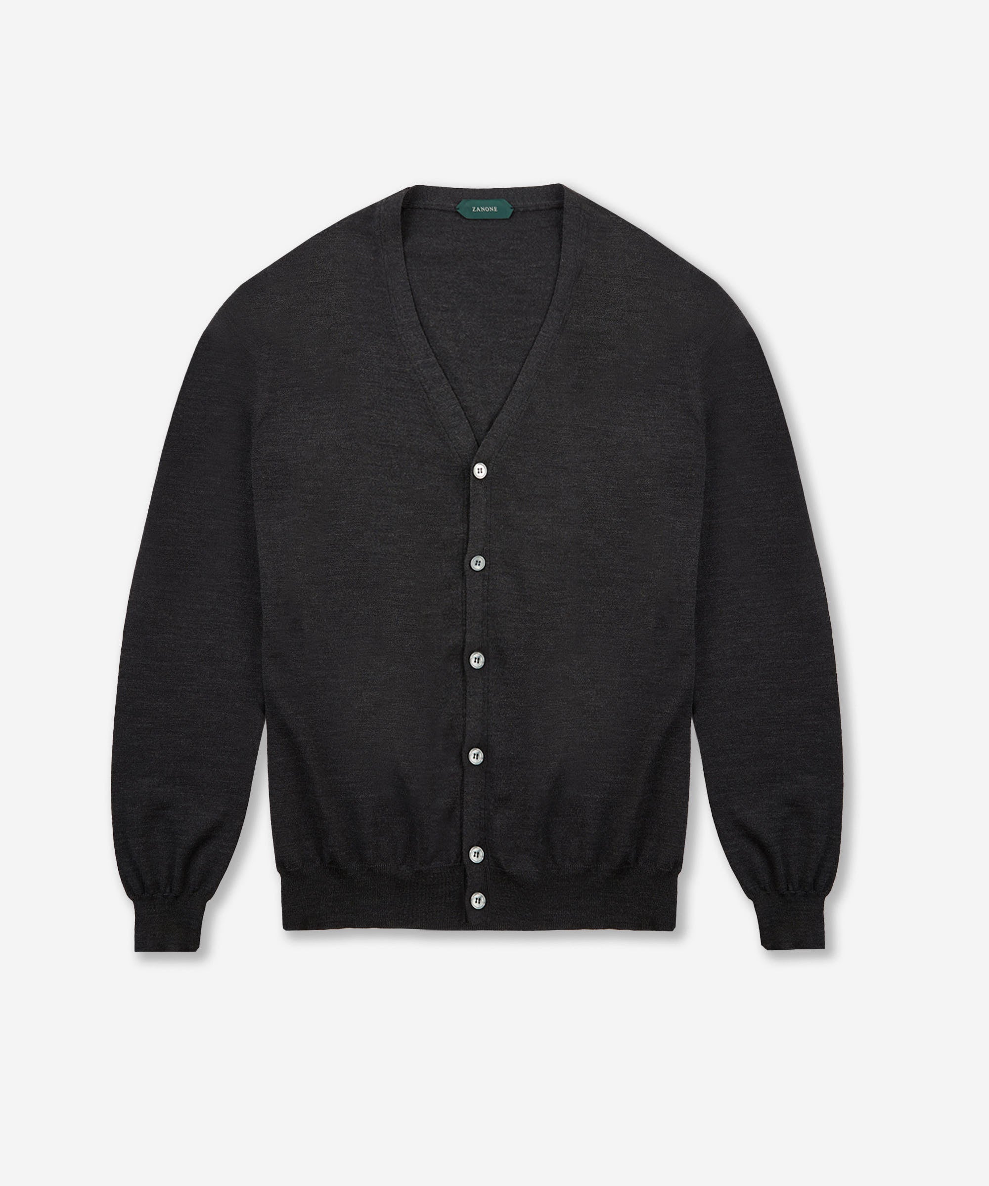 Slowear Cardigan slim fit in Flexwool certificato