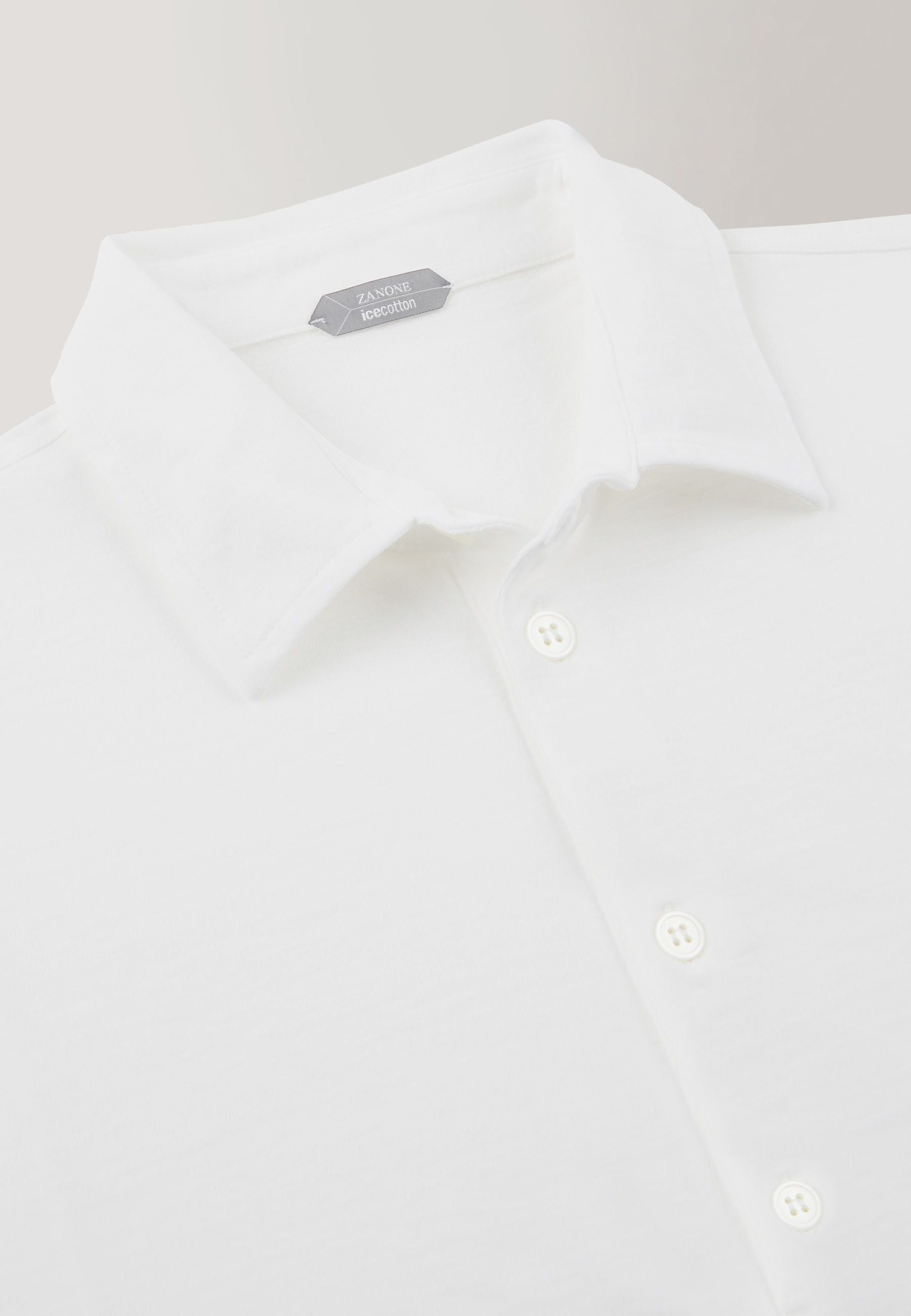 Zanone - Slim-fit organic IceCotton shirt - optical white