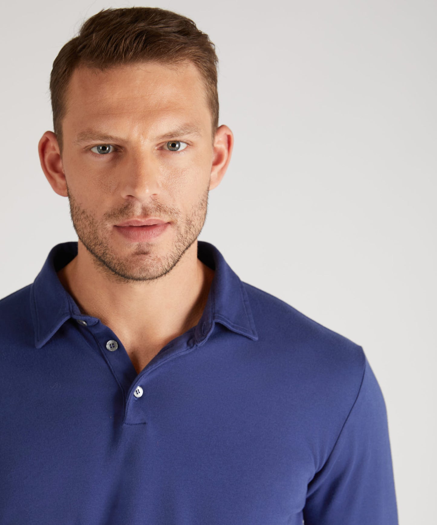 Certified interlock cotton slim fit polo shirt