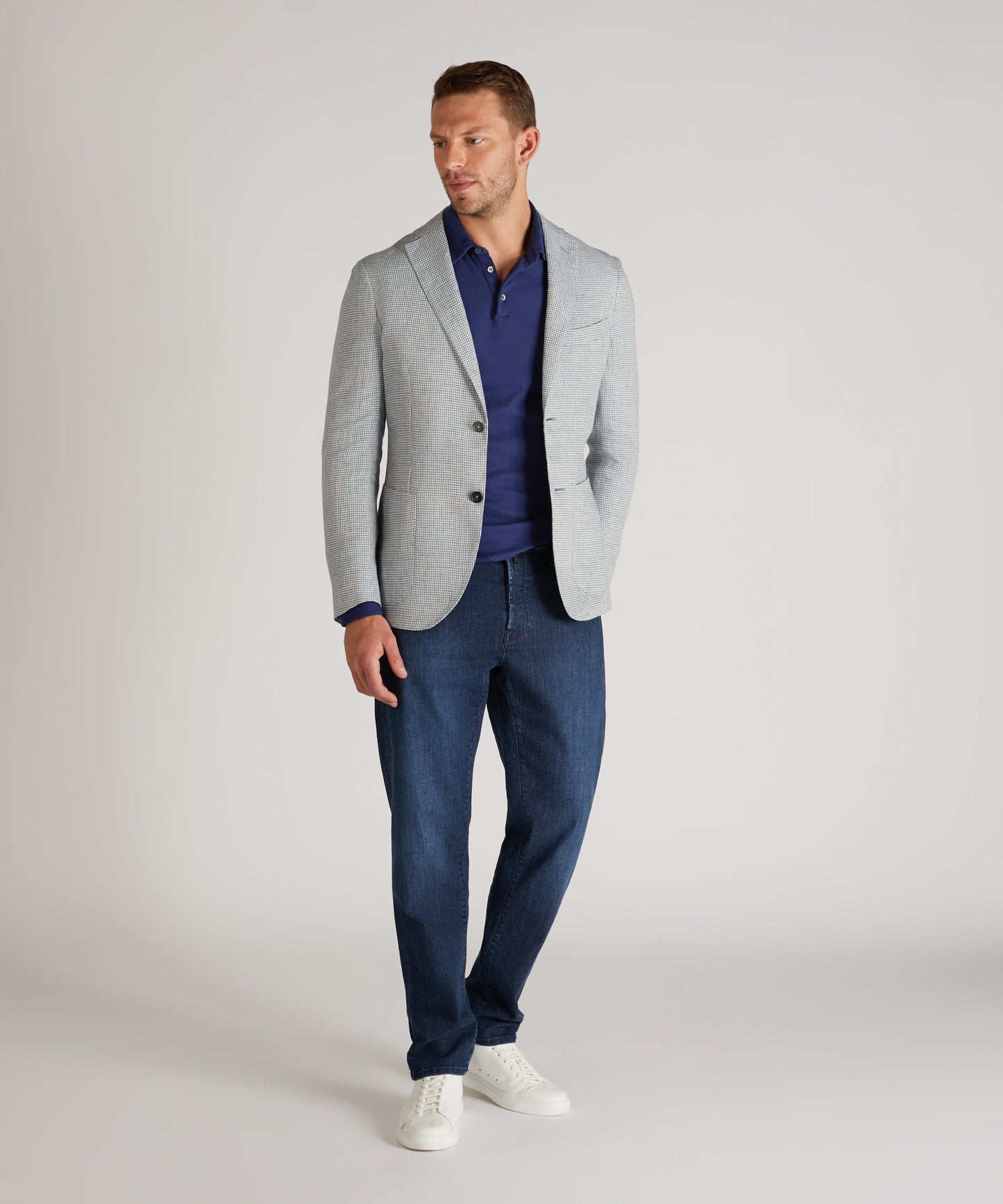 Polo slim fit in cotone Interlock certificato