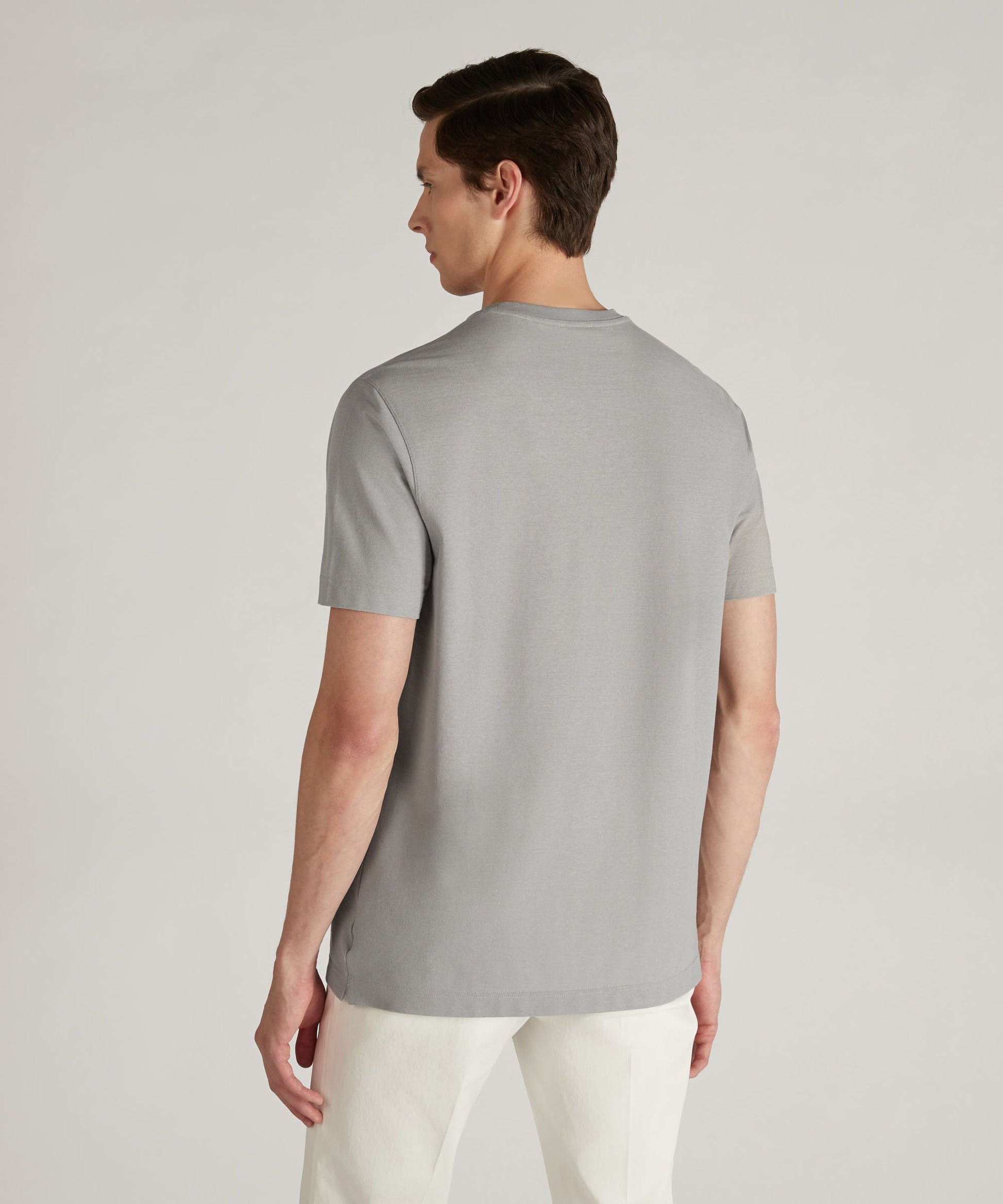 Zanone - Slim fit organic IceCotton T-shirt - grey