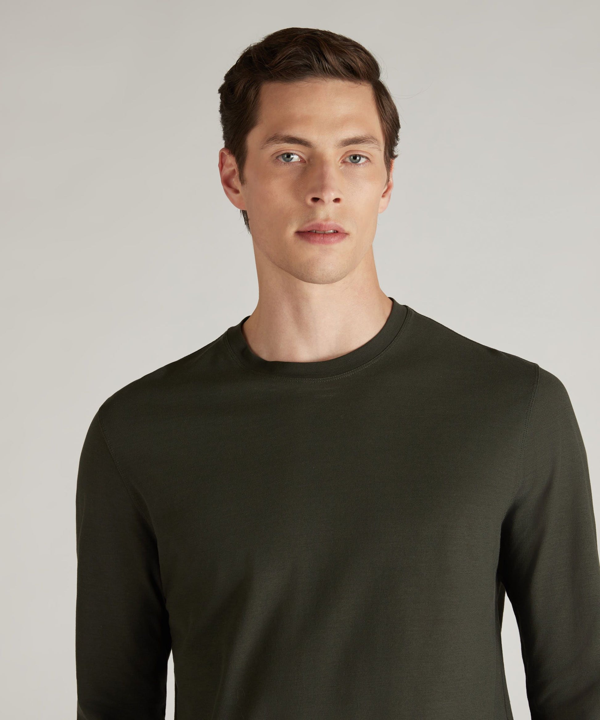 Zanone - Slim fit organic IceCotton T-shirt - zanone green