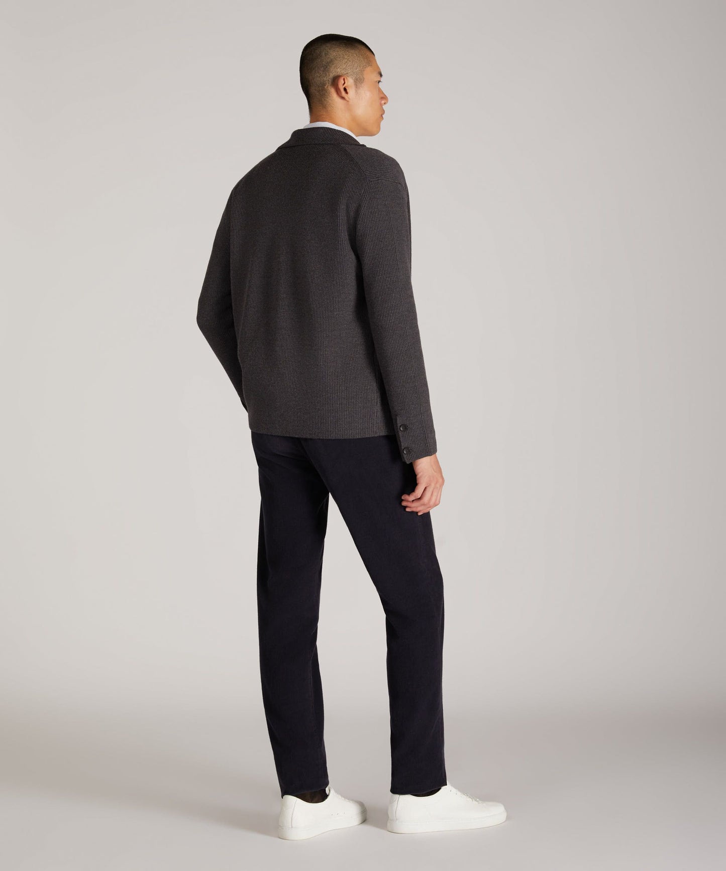 Zanone - Certified merino wool slim-fit jacket in with English - oregano