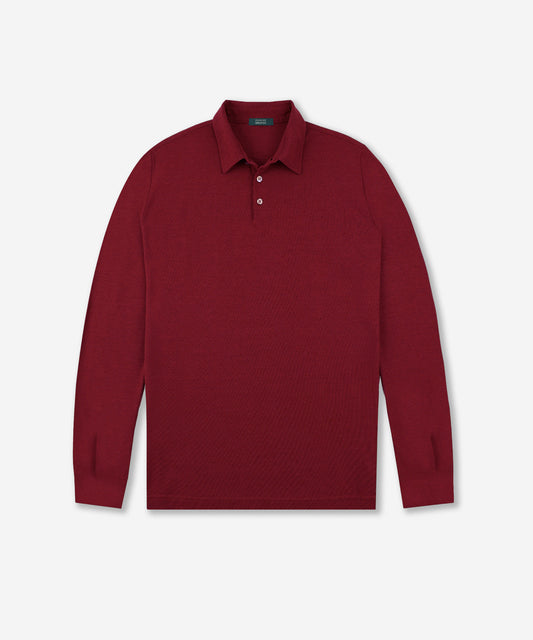 Polo coupe ajustée en Flexwool