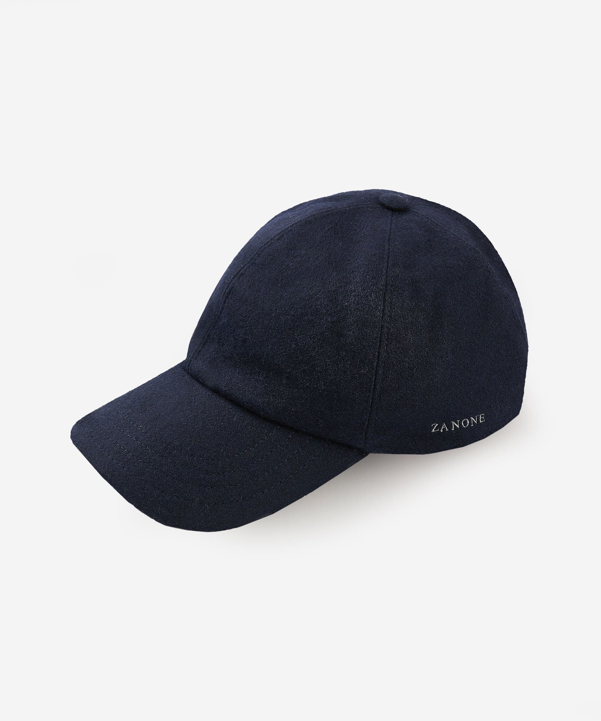 Navy wool baseball cap online