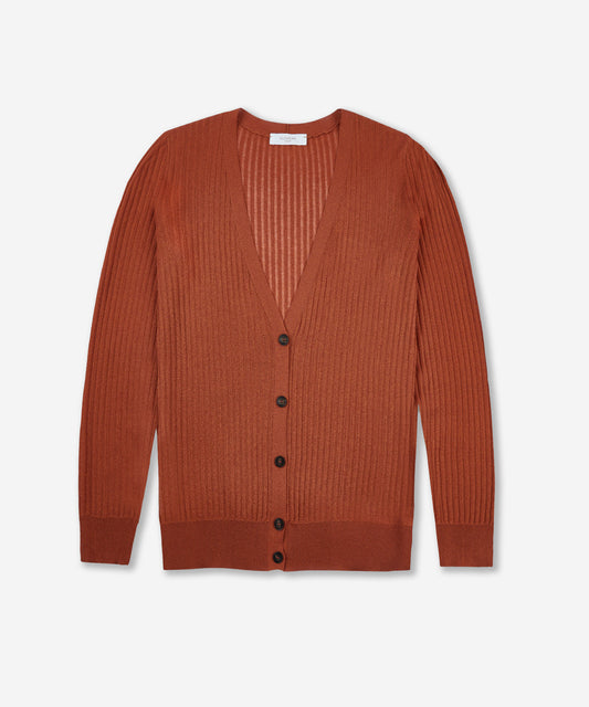 Cardigan Regular Fit aus Viskose