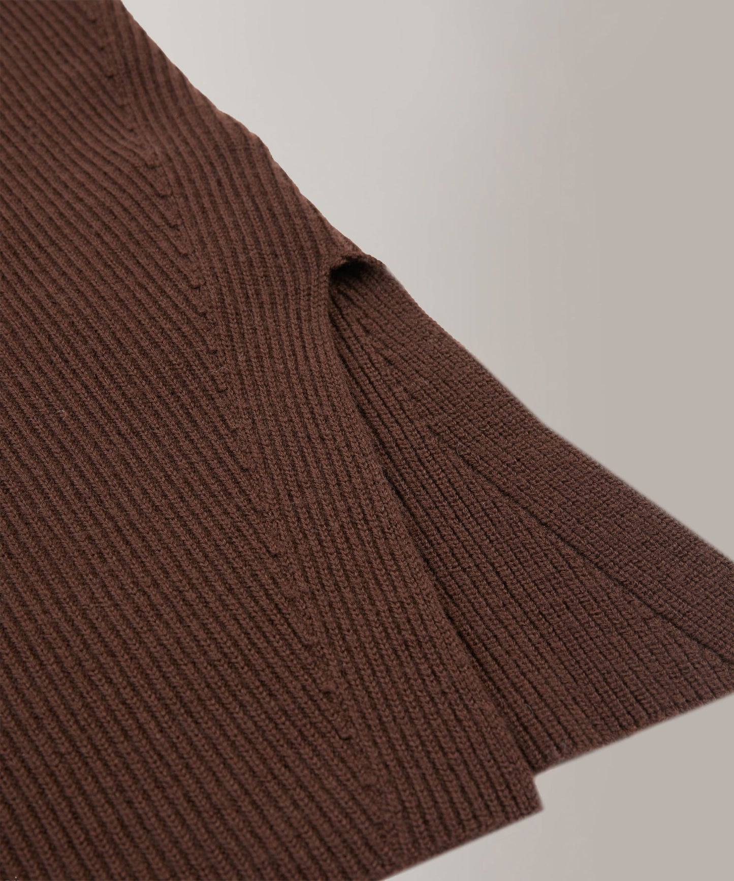 Slim-fit wool polo neck sweater