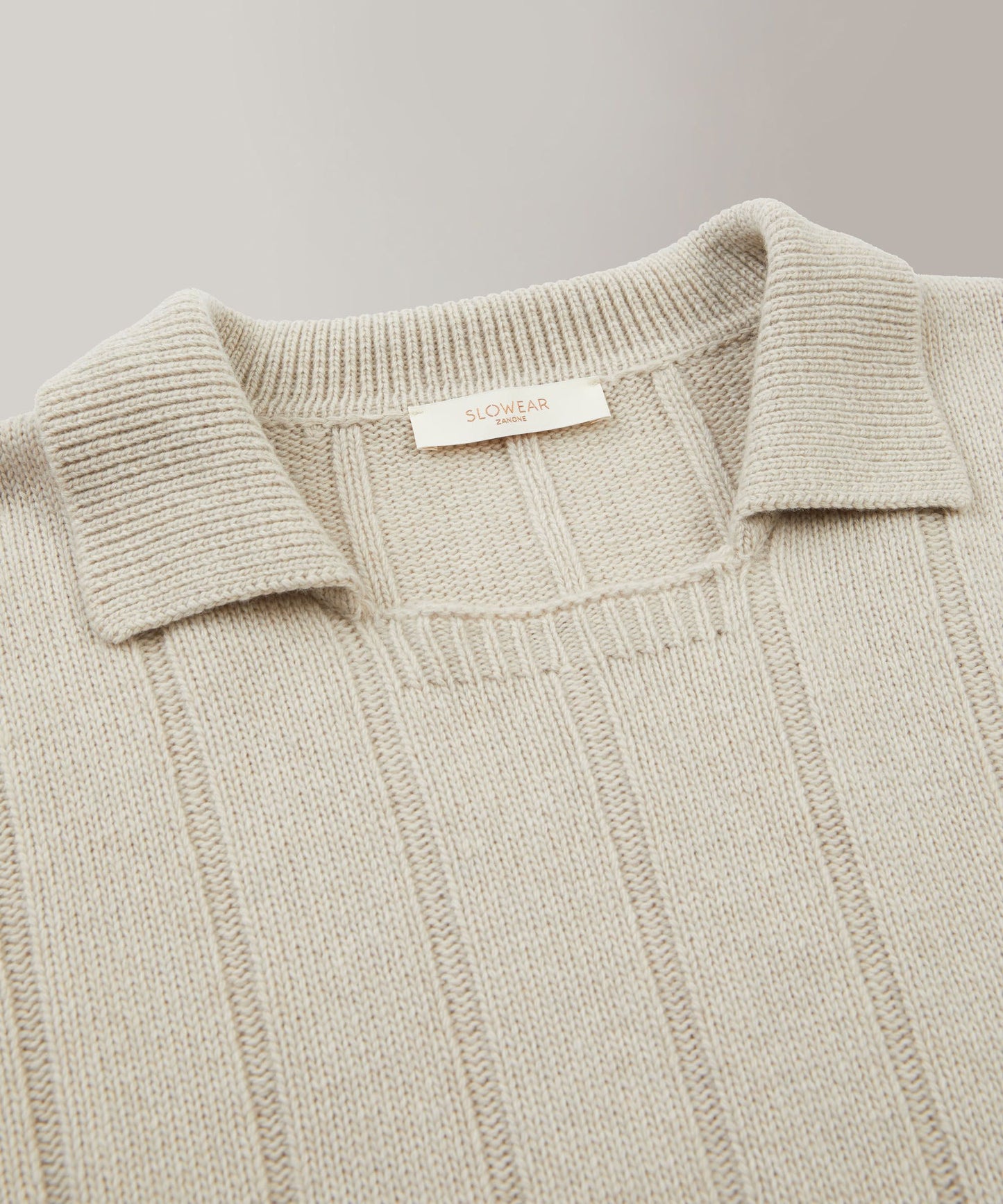 Wool and cashmere crew neck sweater