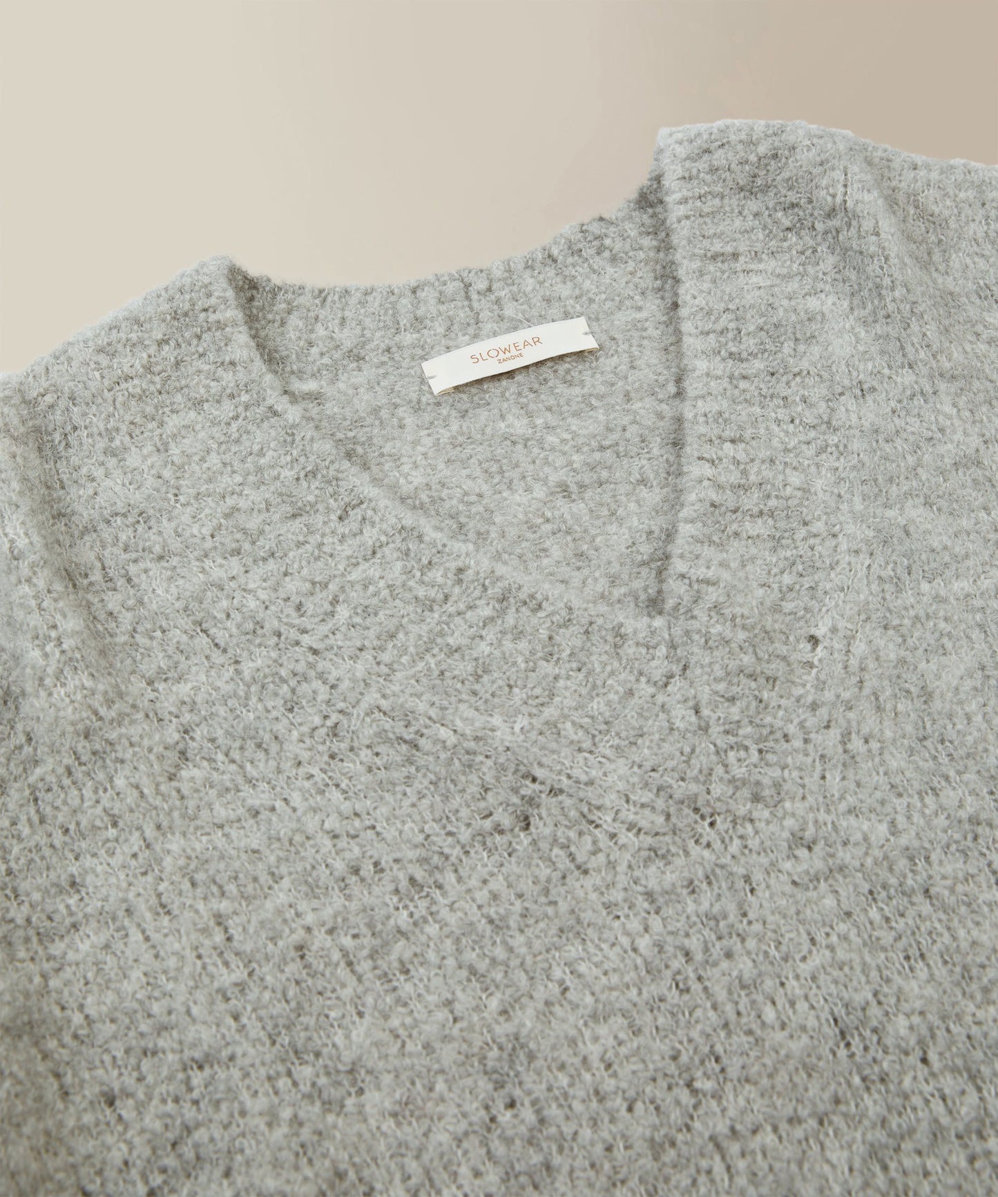 Oversized wool and Alpaca bouclé sweater