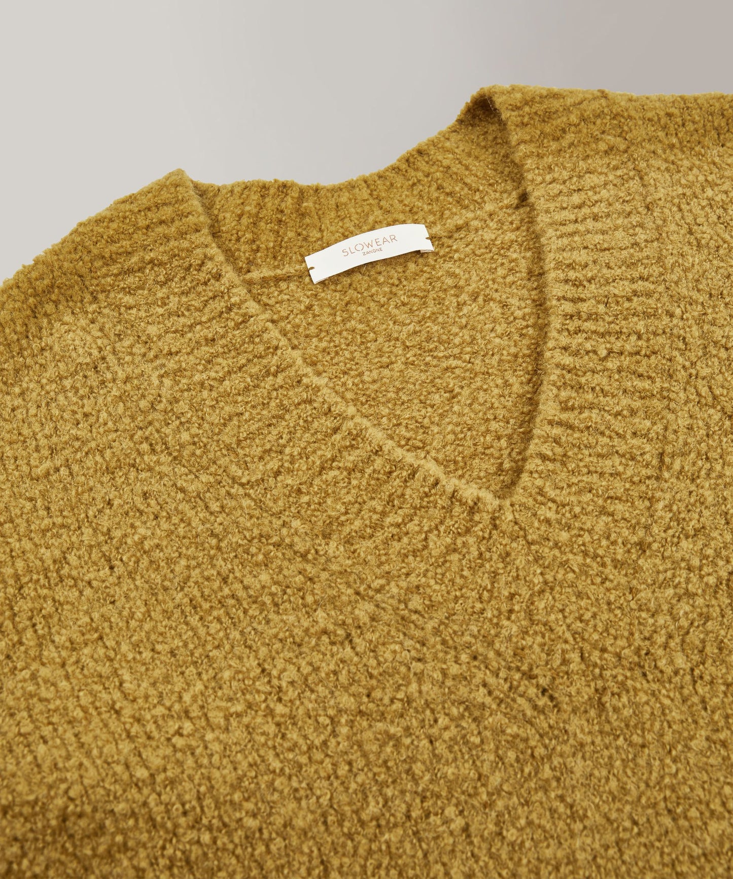 Oversized wool and Alpaca bouclé sweater