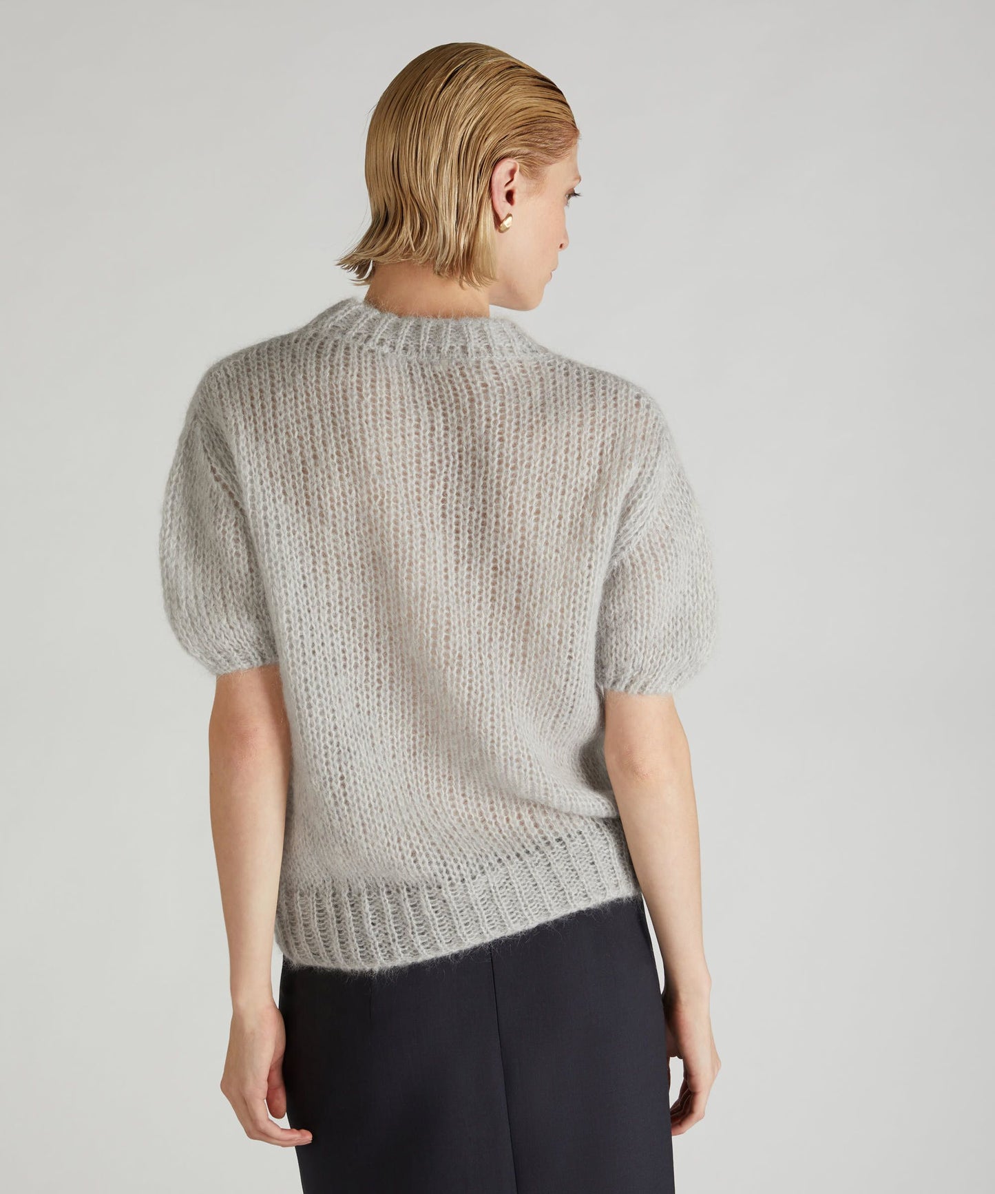 Mohair and Alpaca Crew Neck