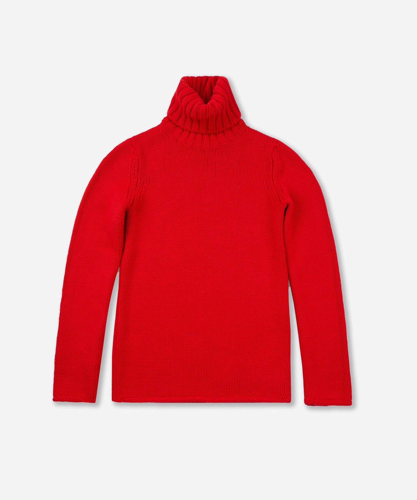 Slim-fit wool polo neck sweater