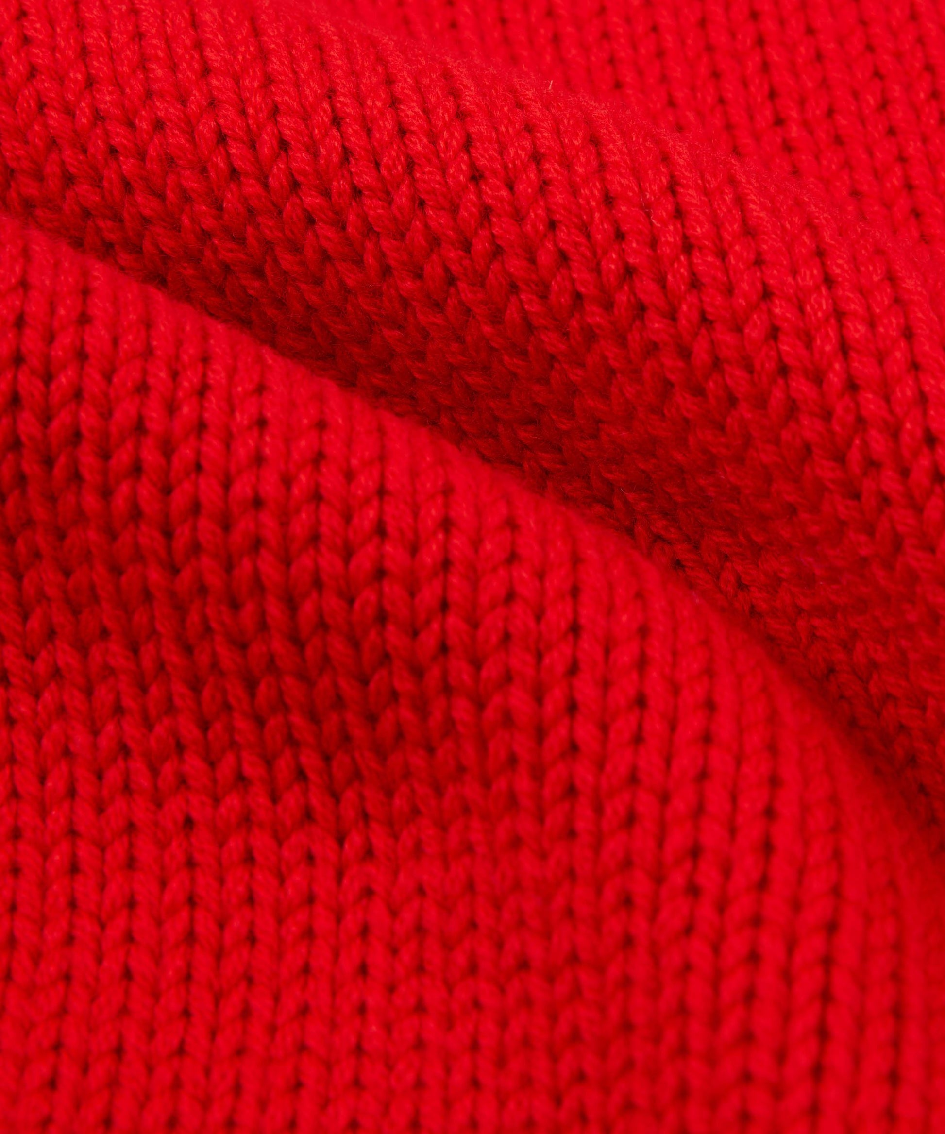 Zanone - Slim-fit wool polo neck sweater - red