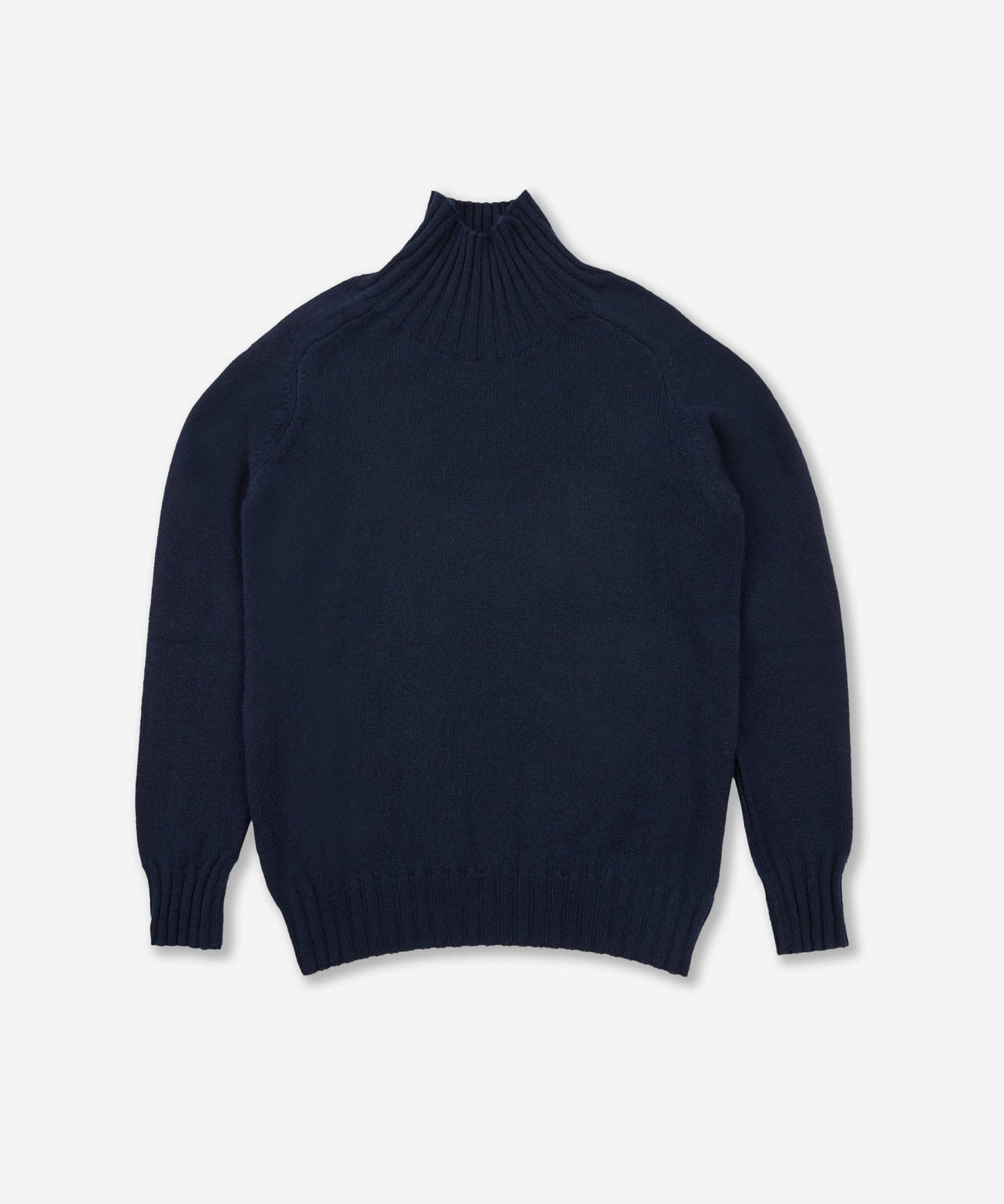 Regular-fit polo neck in wool and Angora