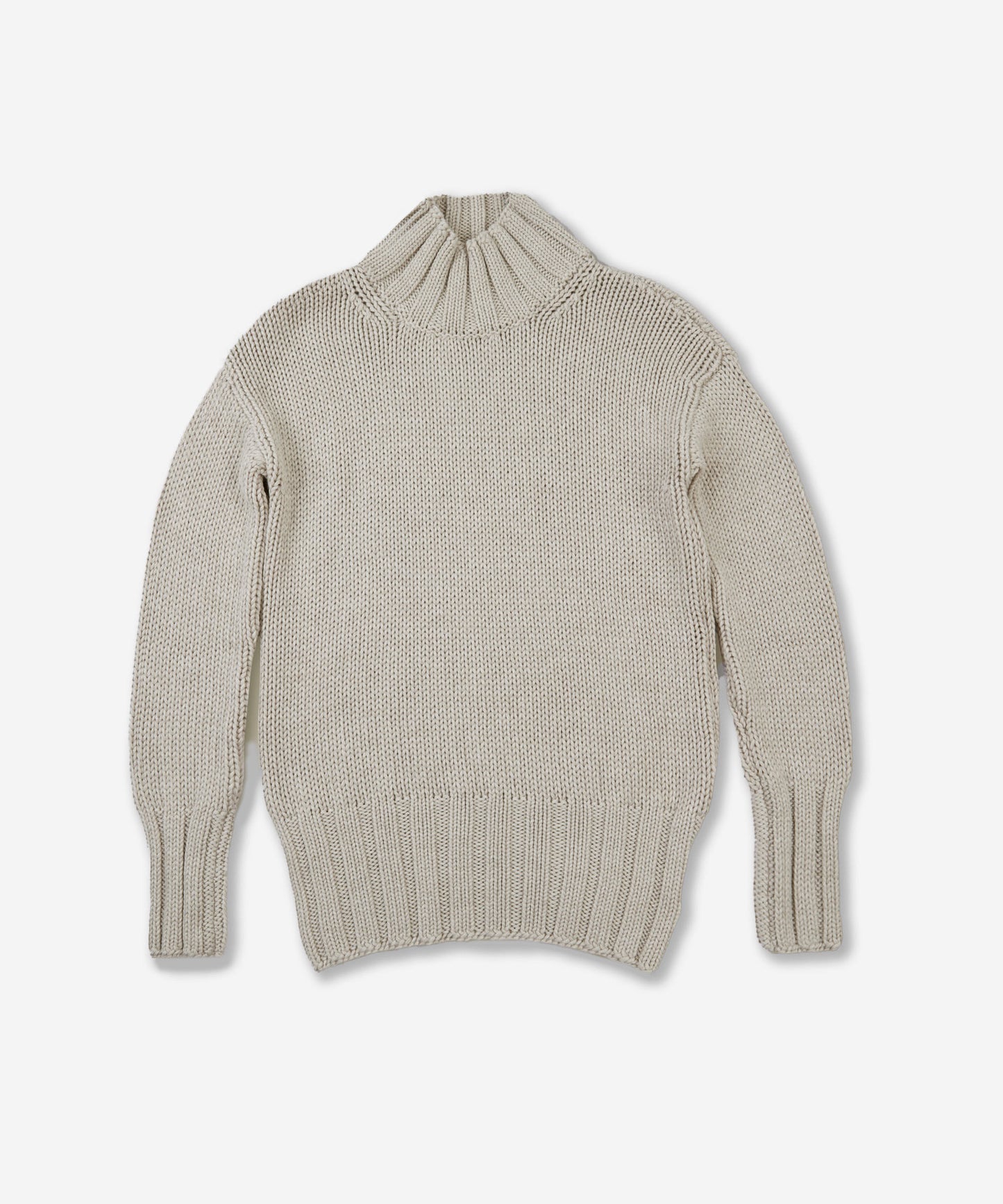 Slim-fit wool polo neck sweater