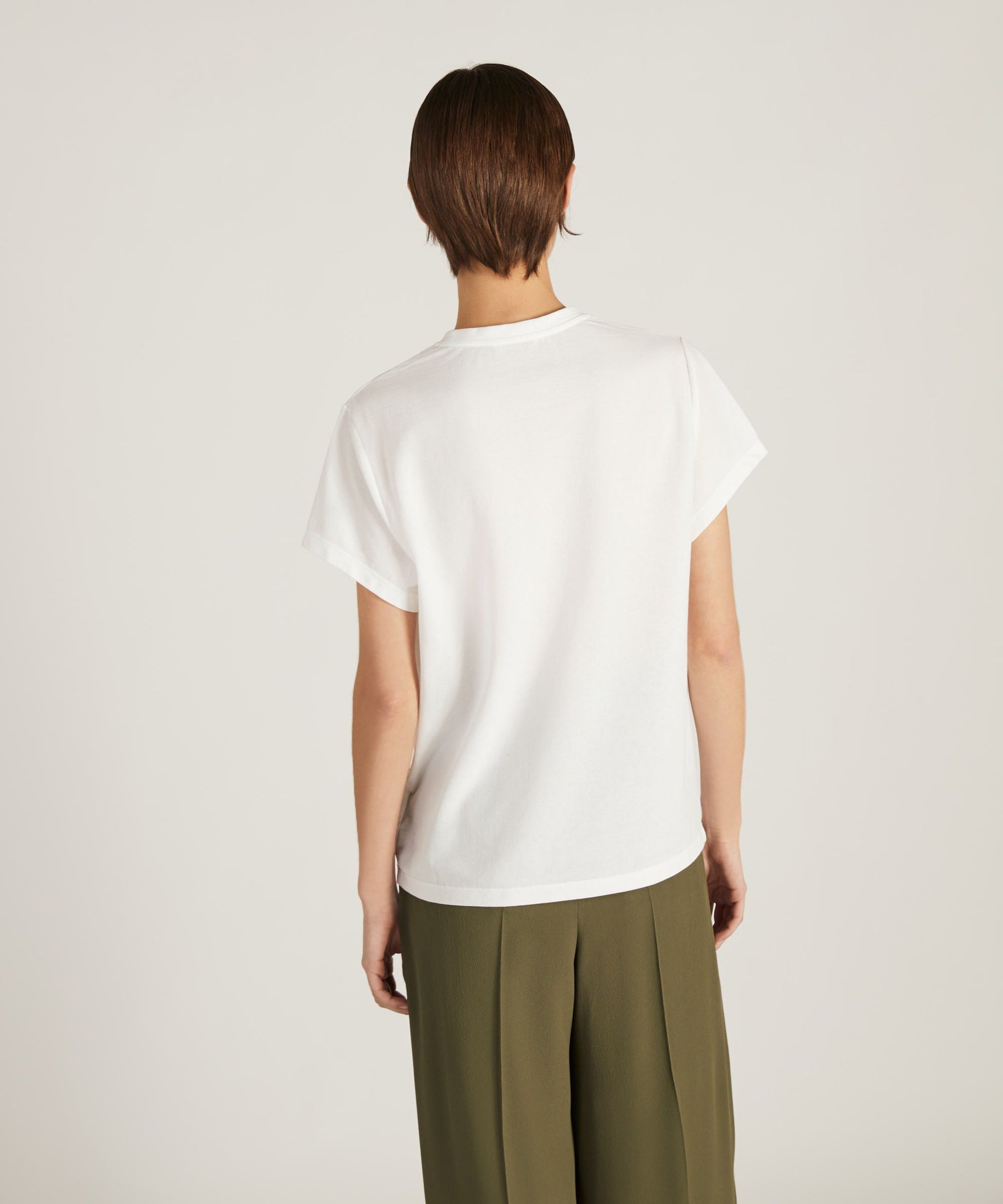 Zanone - Regular fit t-shirt in organic IceCotton - optical white