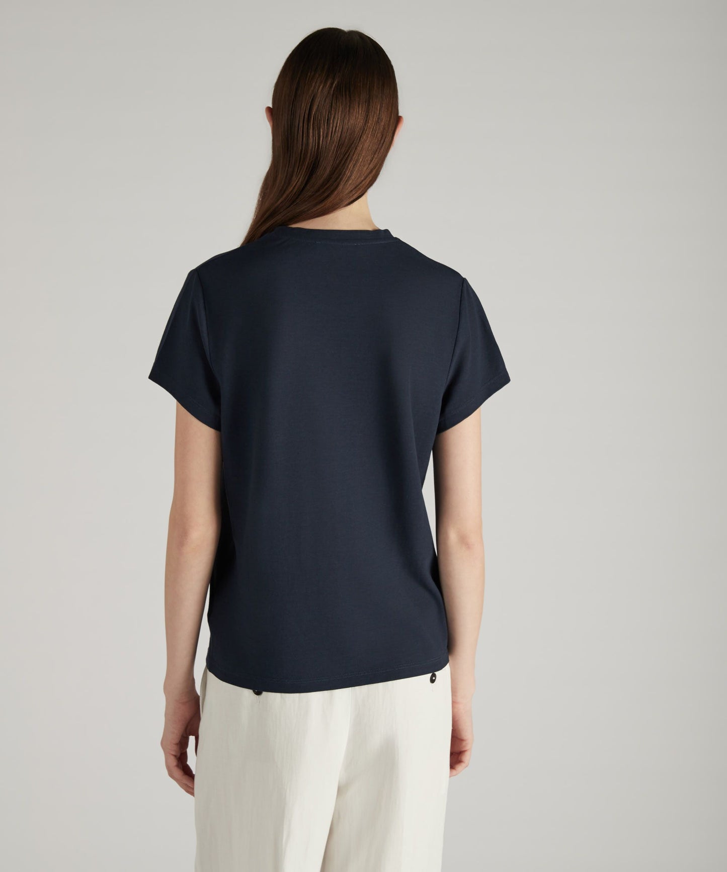 Zanone - Regular fit t-shirt in organic IceCotton - copy blue