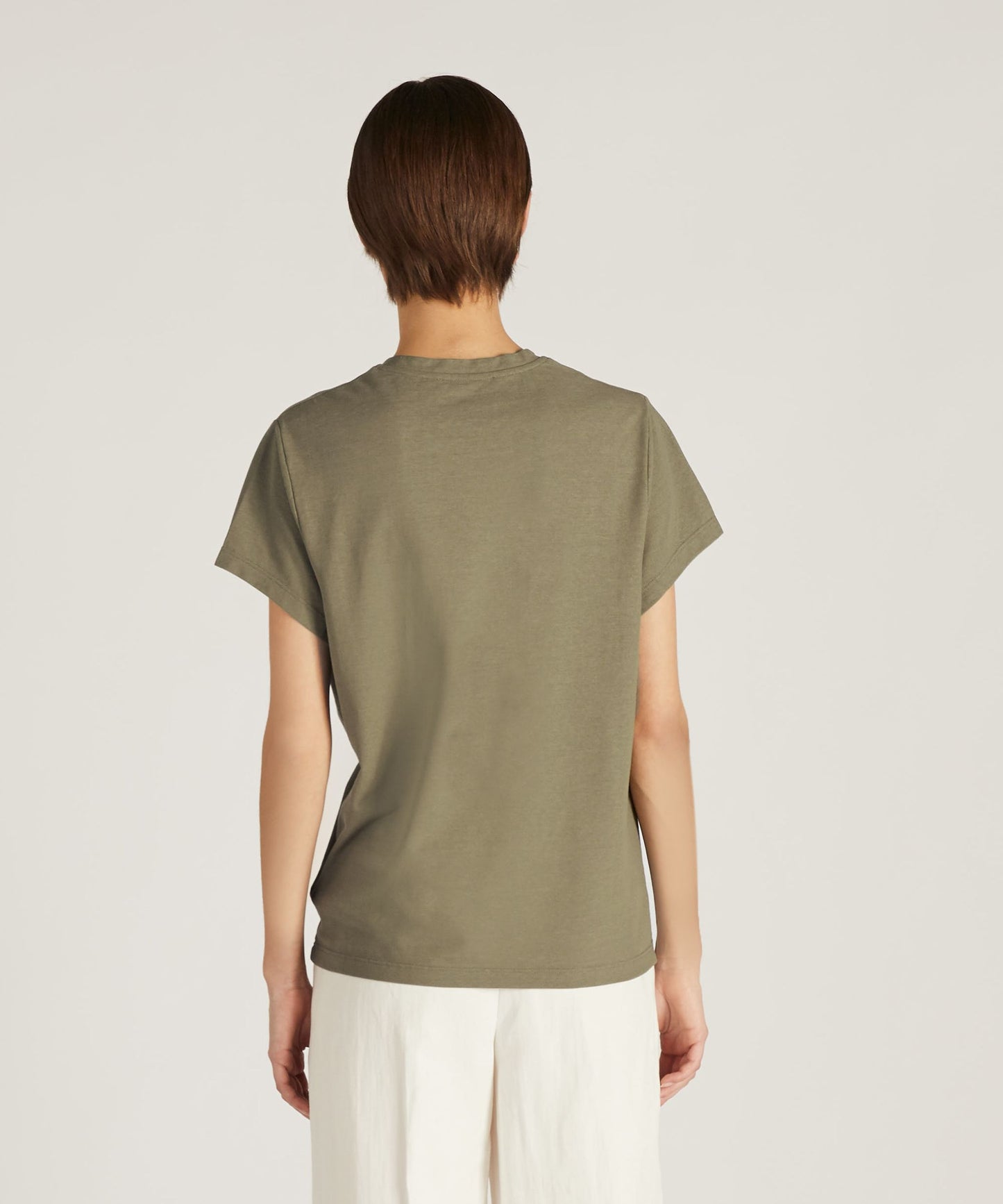 Zanone - Regular fit t-shirt in organic IceCotton - green