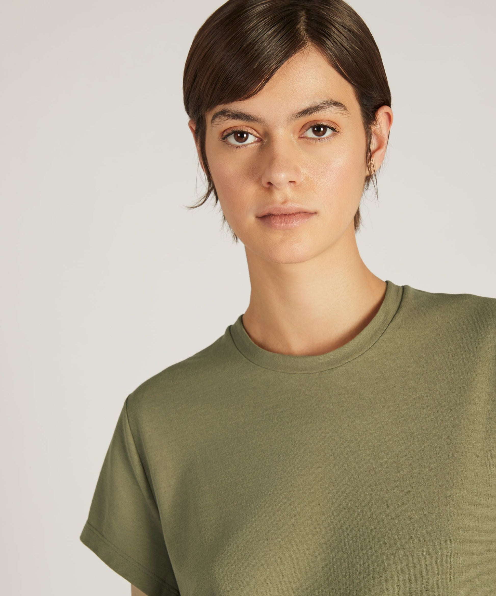 Zanone - Regular fit t-shirt in organic IceCotton - green